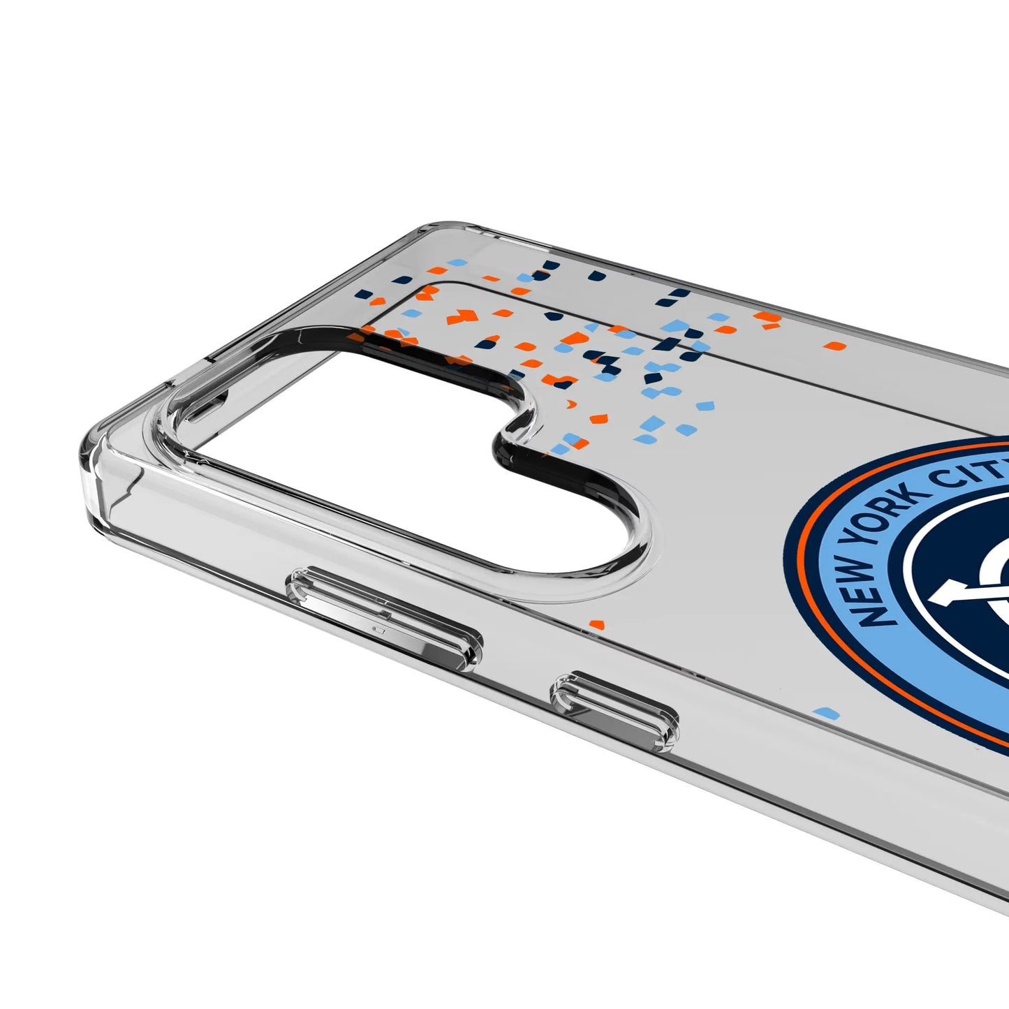 New York City FC Confetti Clear Phone Case for Samsung Galaxy