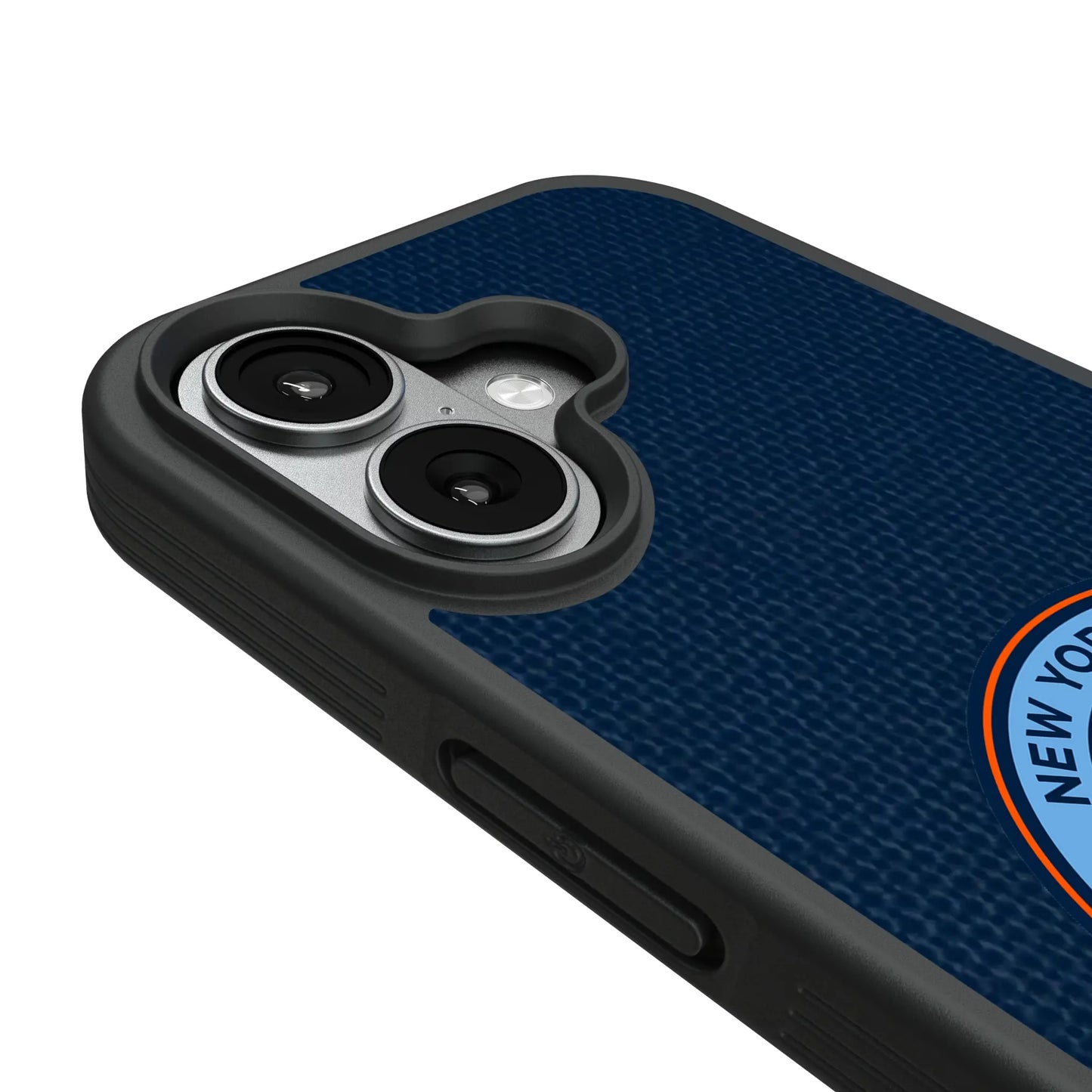 New York City FC Diagonal Stripe Bump Phone Case for Apple iPhone