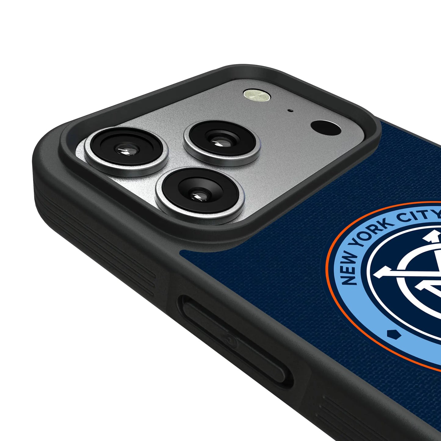 New York City FC Endzone Solid Bump Phone Case for Apple iPhone