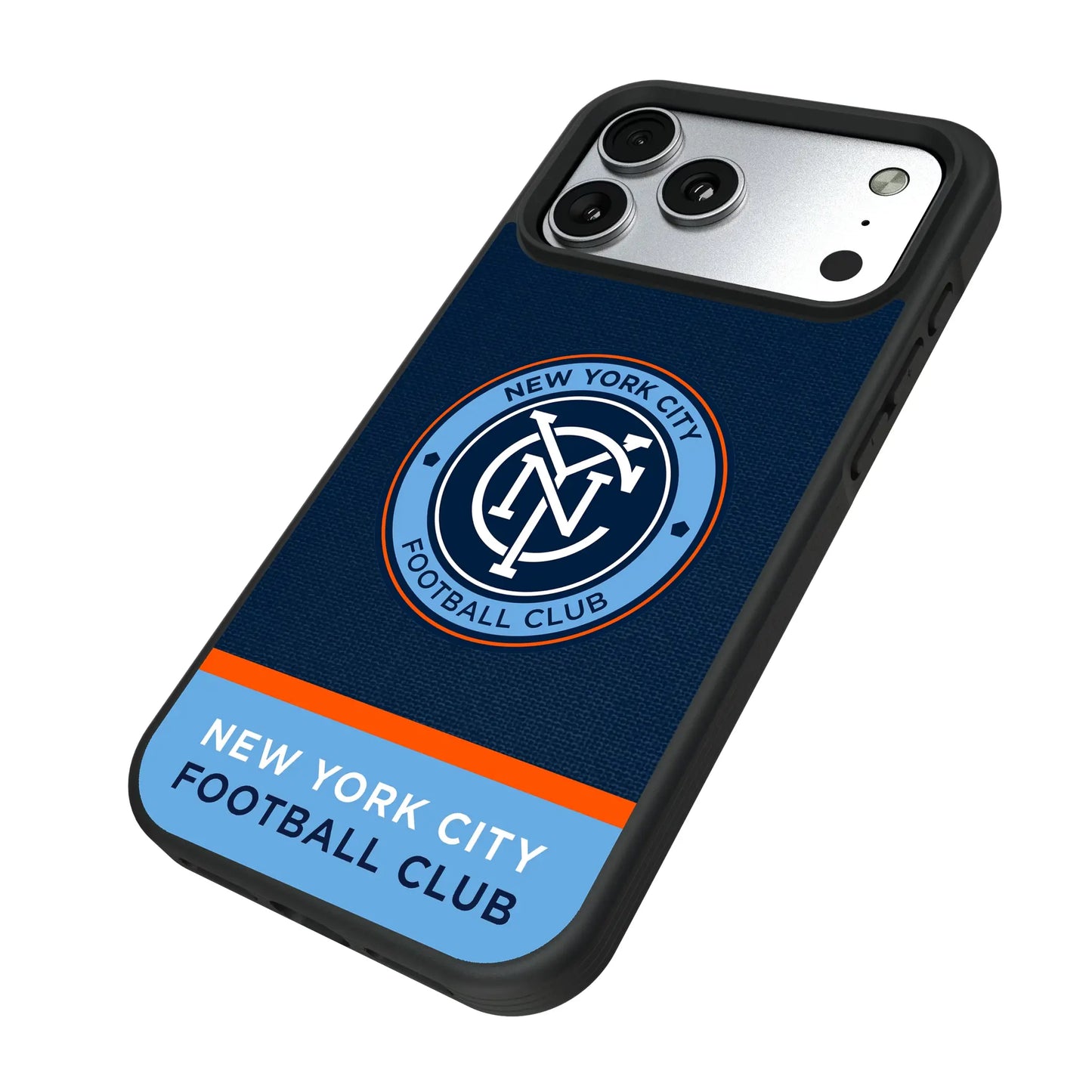 New York City FC Endzone Solid Bump Phone Case for Apple iPhone