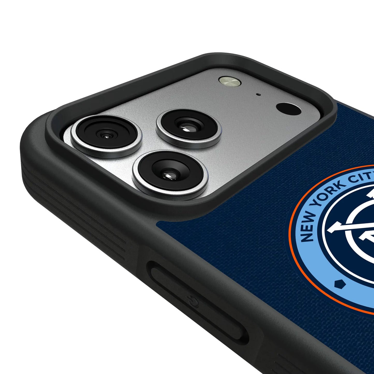 New York City FC Endzone Solid Bump Phone Case for Apple iPhone