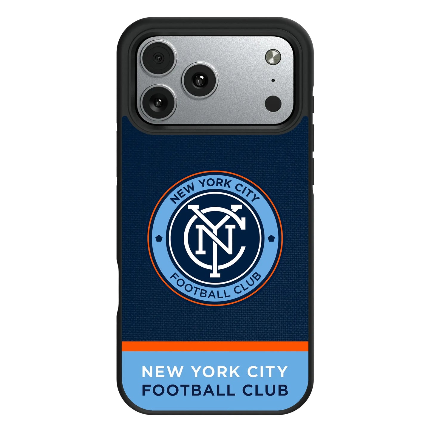 New York City FC Endzone Solid Bump Phone Case for Apple iPhone