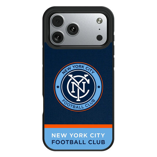 New York City FC Endzone Solid Bump Phone Case for Apple iPhone