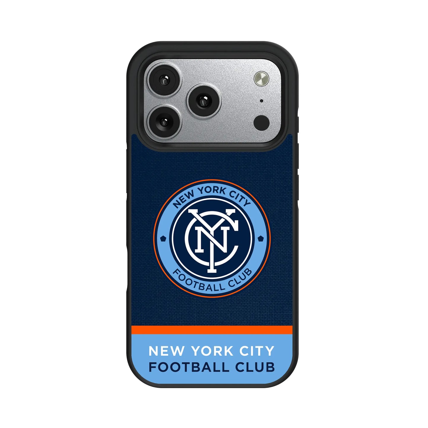 New York City FC Endzone Solid Bump Phone Case for Apple iPhone
