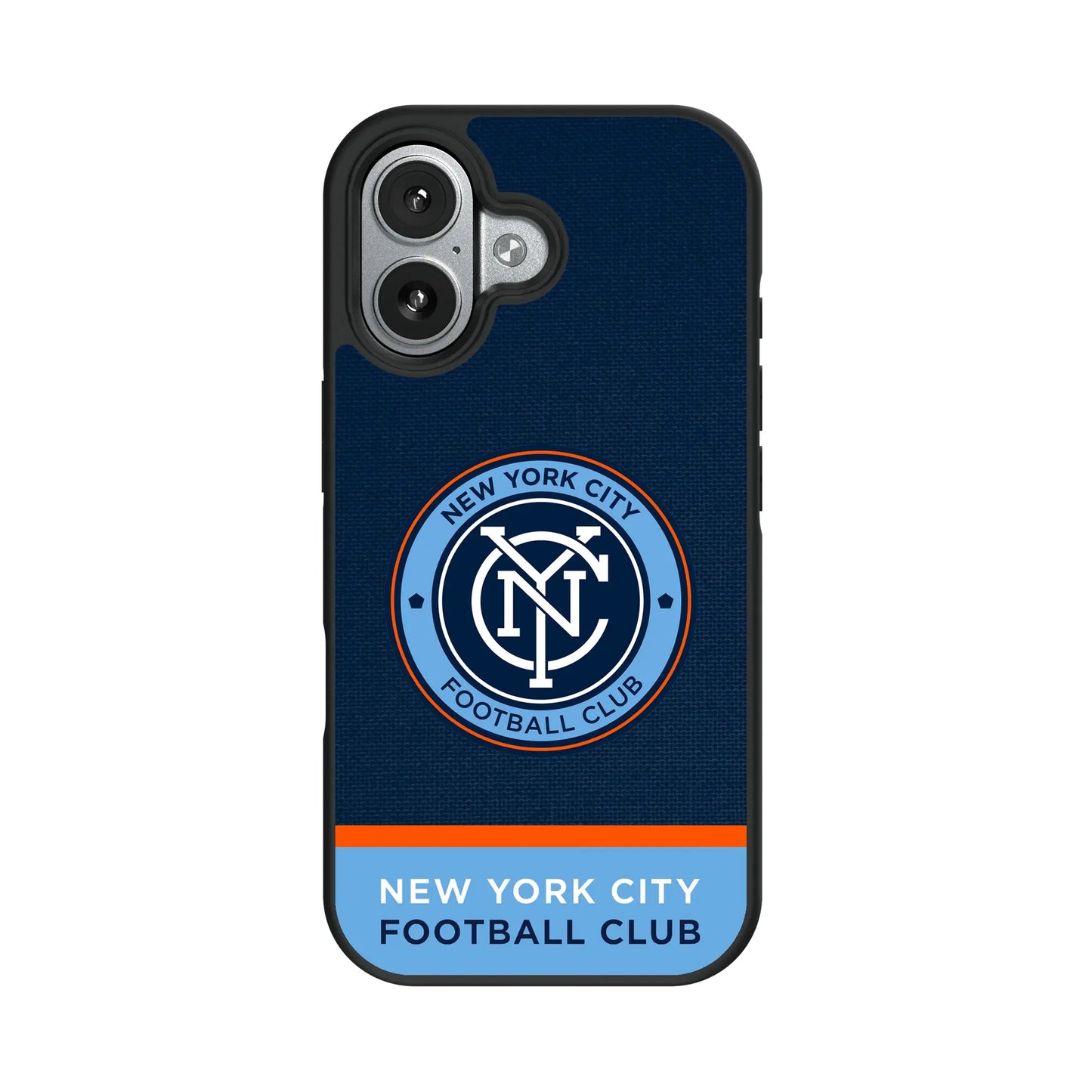 New York City FC Endzone Solid Bump Phone Case for Apple iPhone