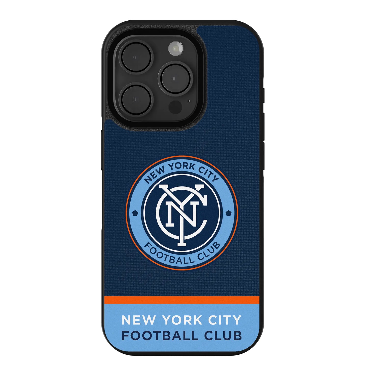 New York City FC Endzone Solid Bump Phone Case for Apple iPhone