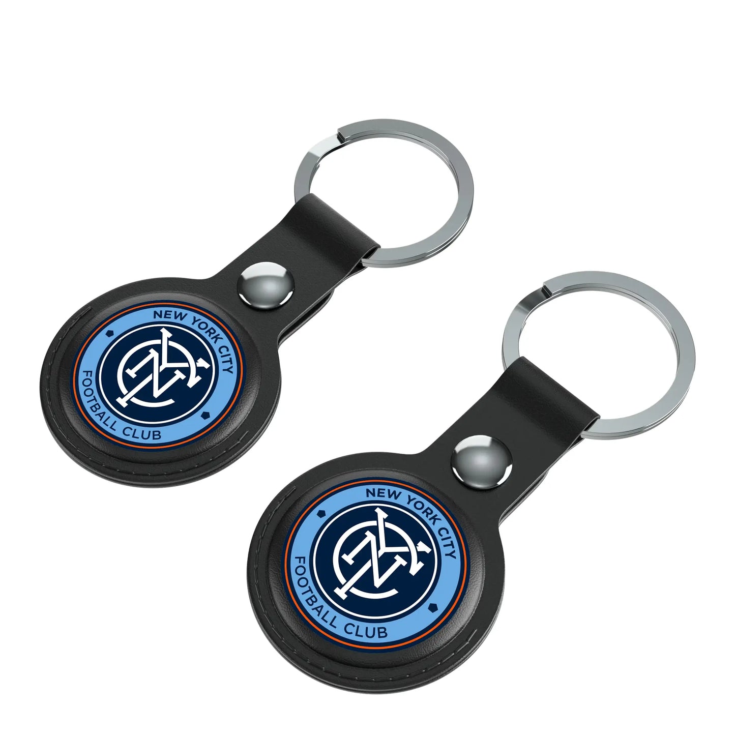 New York City FC Insignia Black Airtag Holder 2-Pack