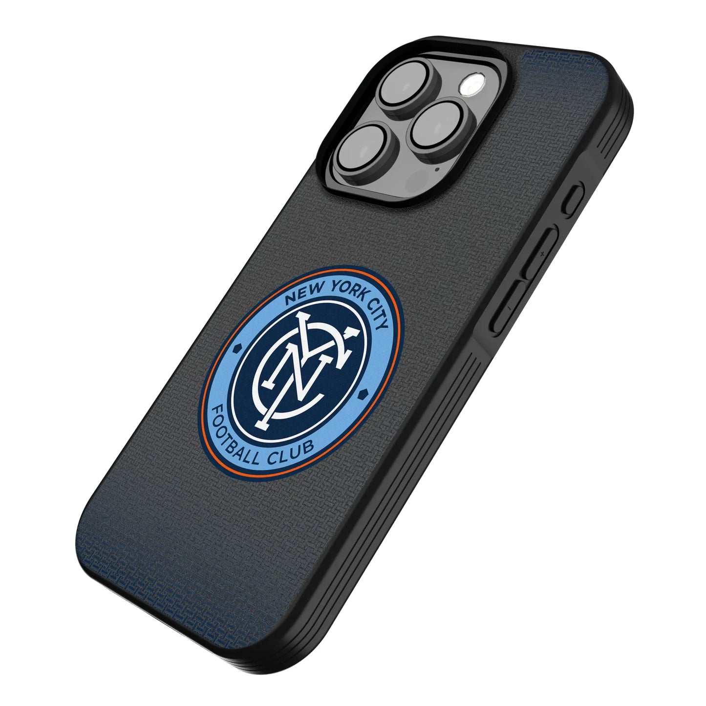 New York City FC Linen Bump Phone Case for Apple iPhone
