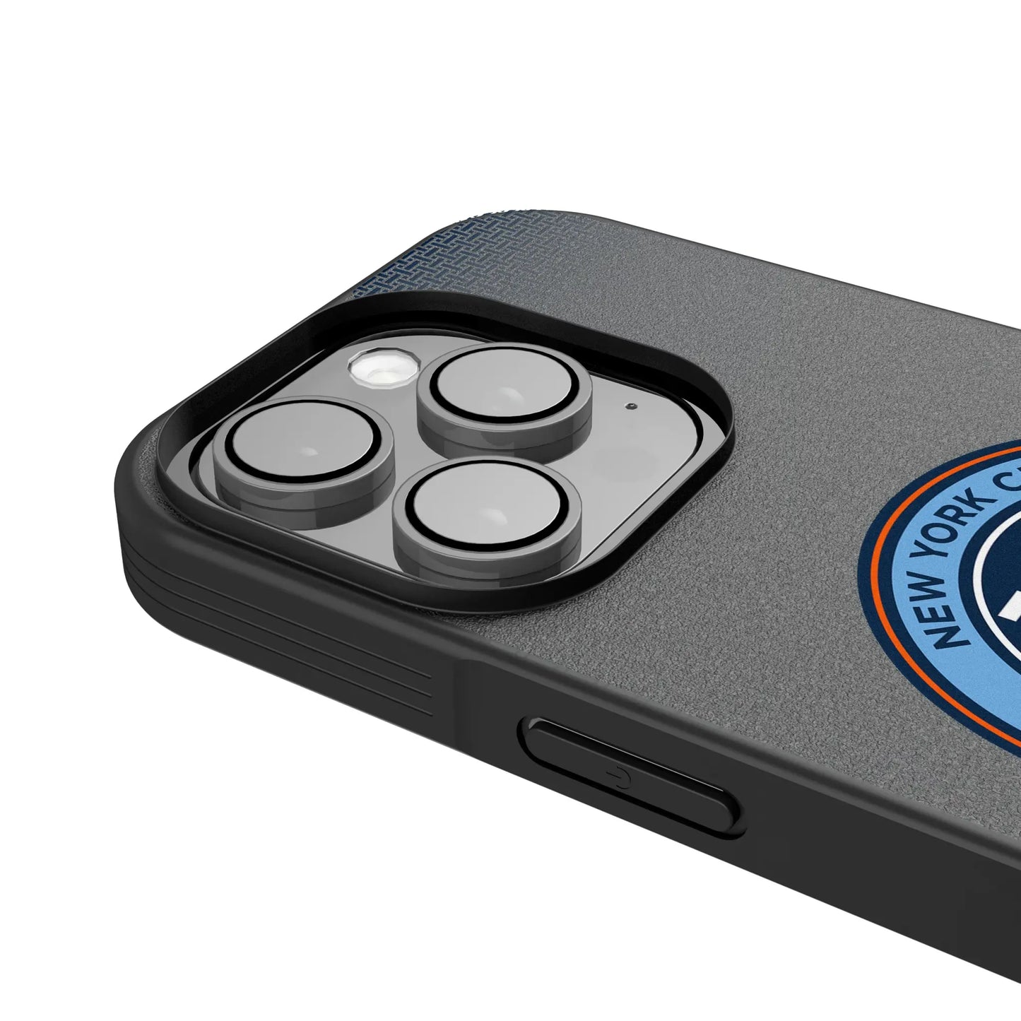 New York City FC Linen Bump Phone Case for Apple iPhone