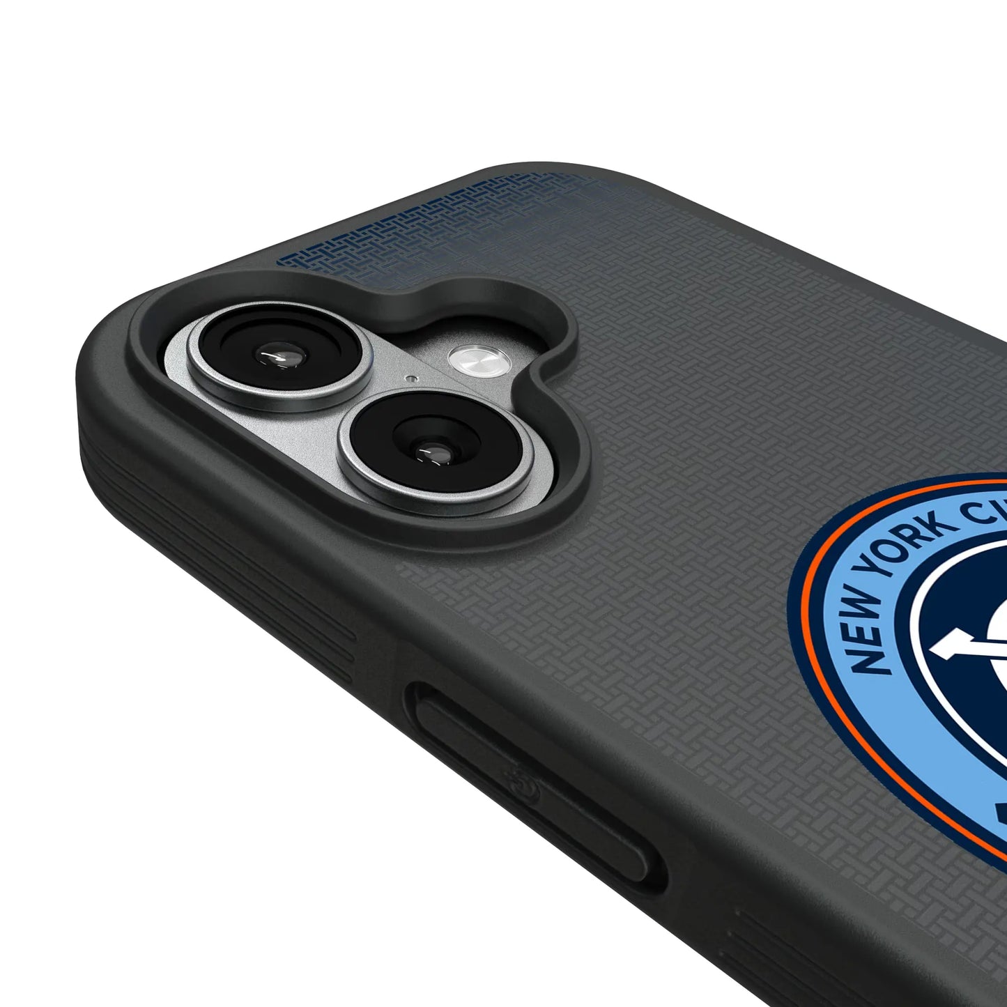 New York City FC Linen Bump Phone Case for Apple iPhone