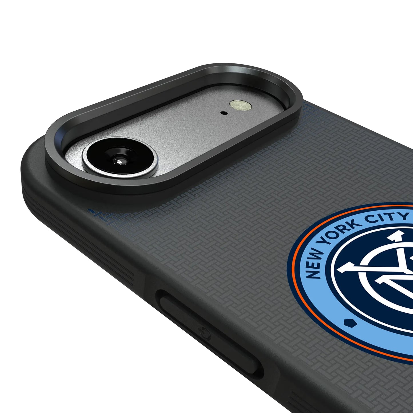 New York City FC Linen Bump Phone Case for Apple iPhone