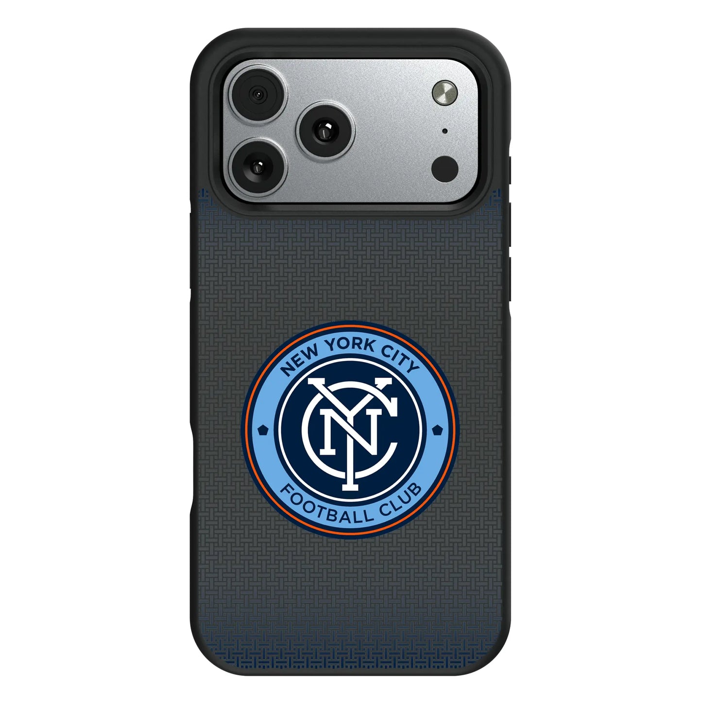 New York City FC Linen Bump Phone Case for Apple iPhone