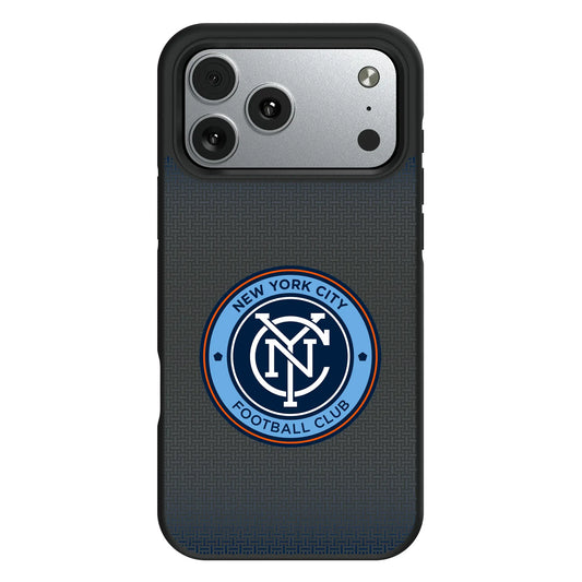 New York City FC Linen Bump Phone Case for Apple iPhone