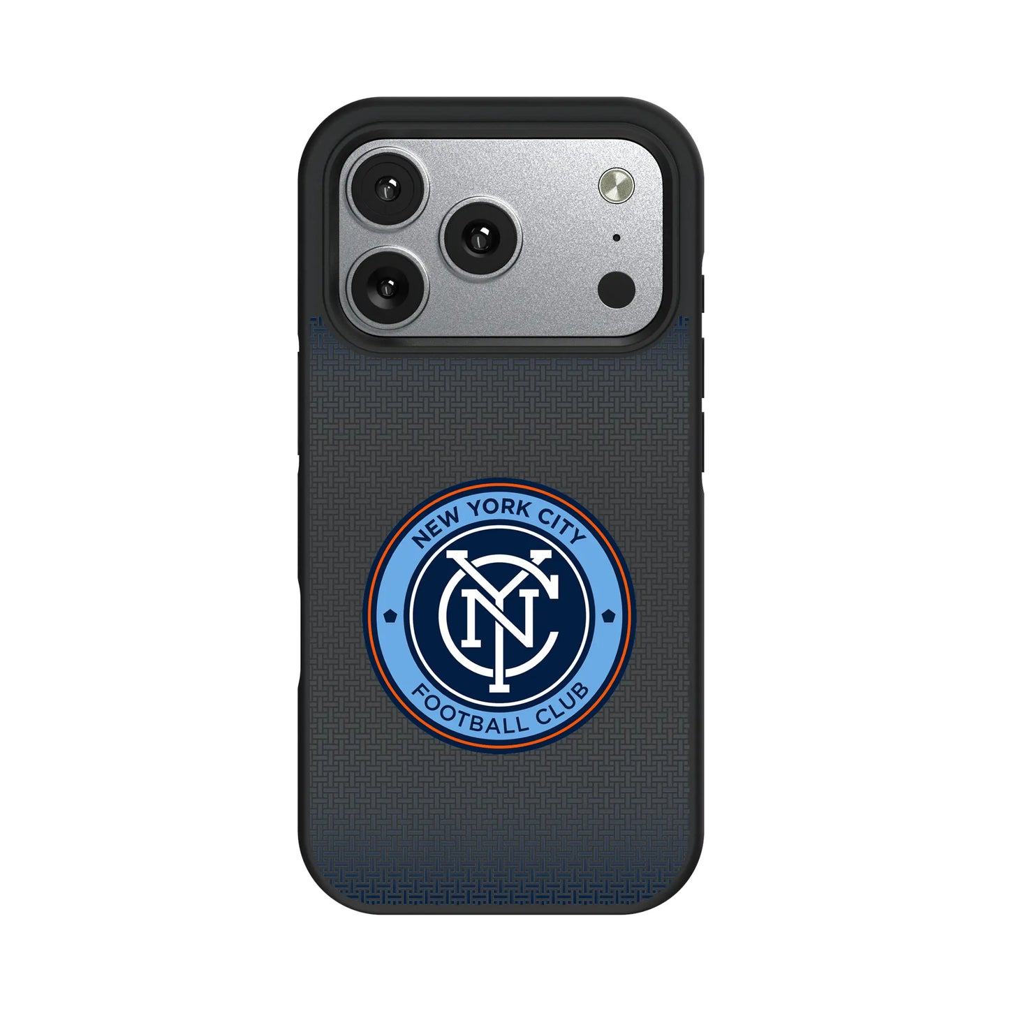 New York City FC Linen Bump Phone Case for Apple iPhone