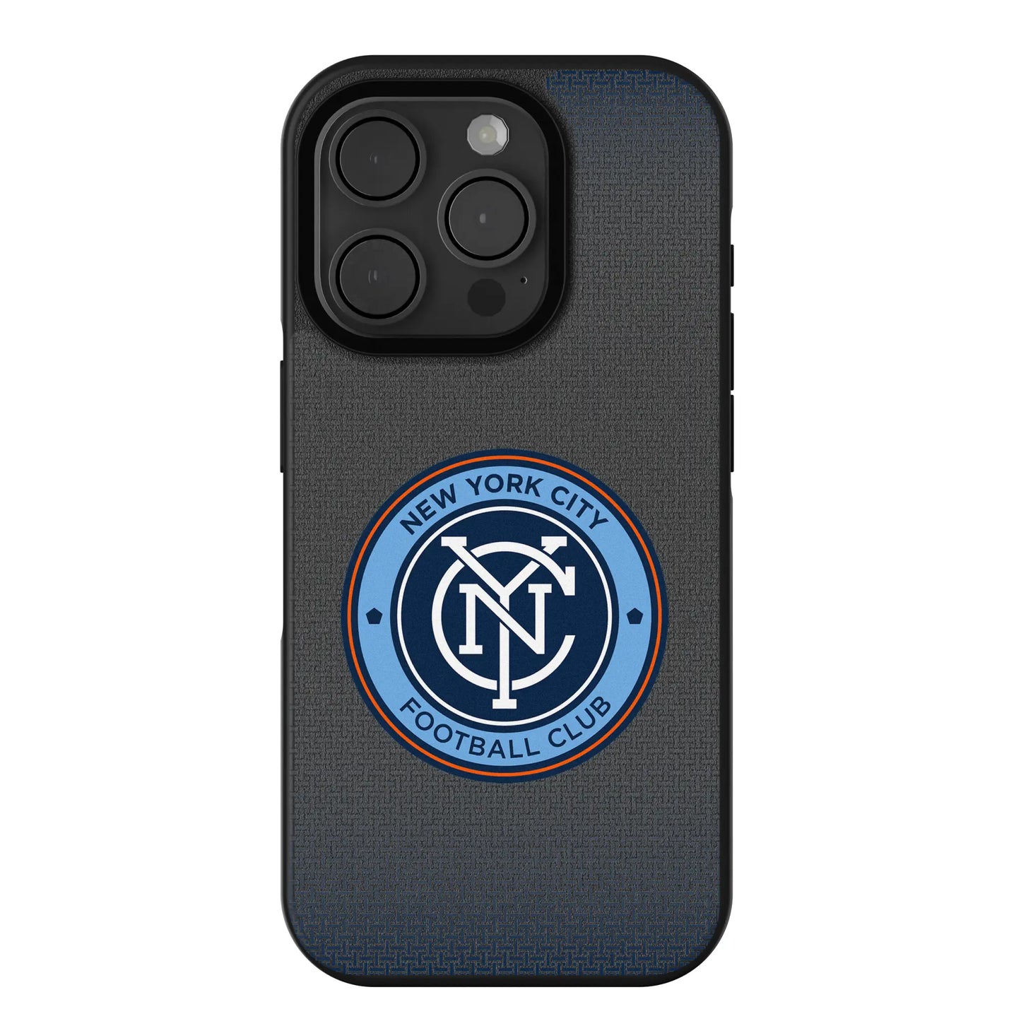New York City FC Linen Bump Phone Case for Apple iPhone