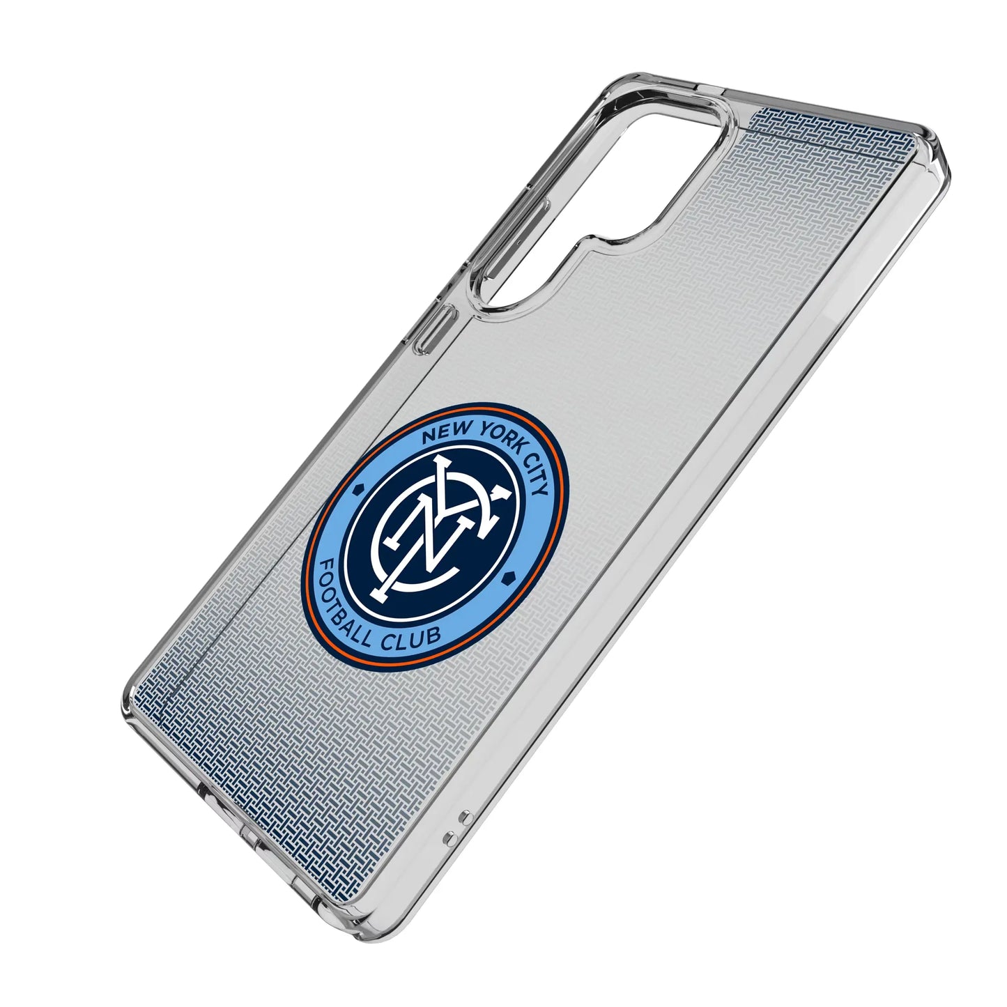 New York City FC Linen Clear Phone Case for Samsung Galaxy