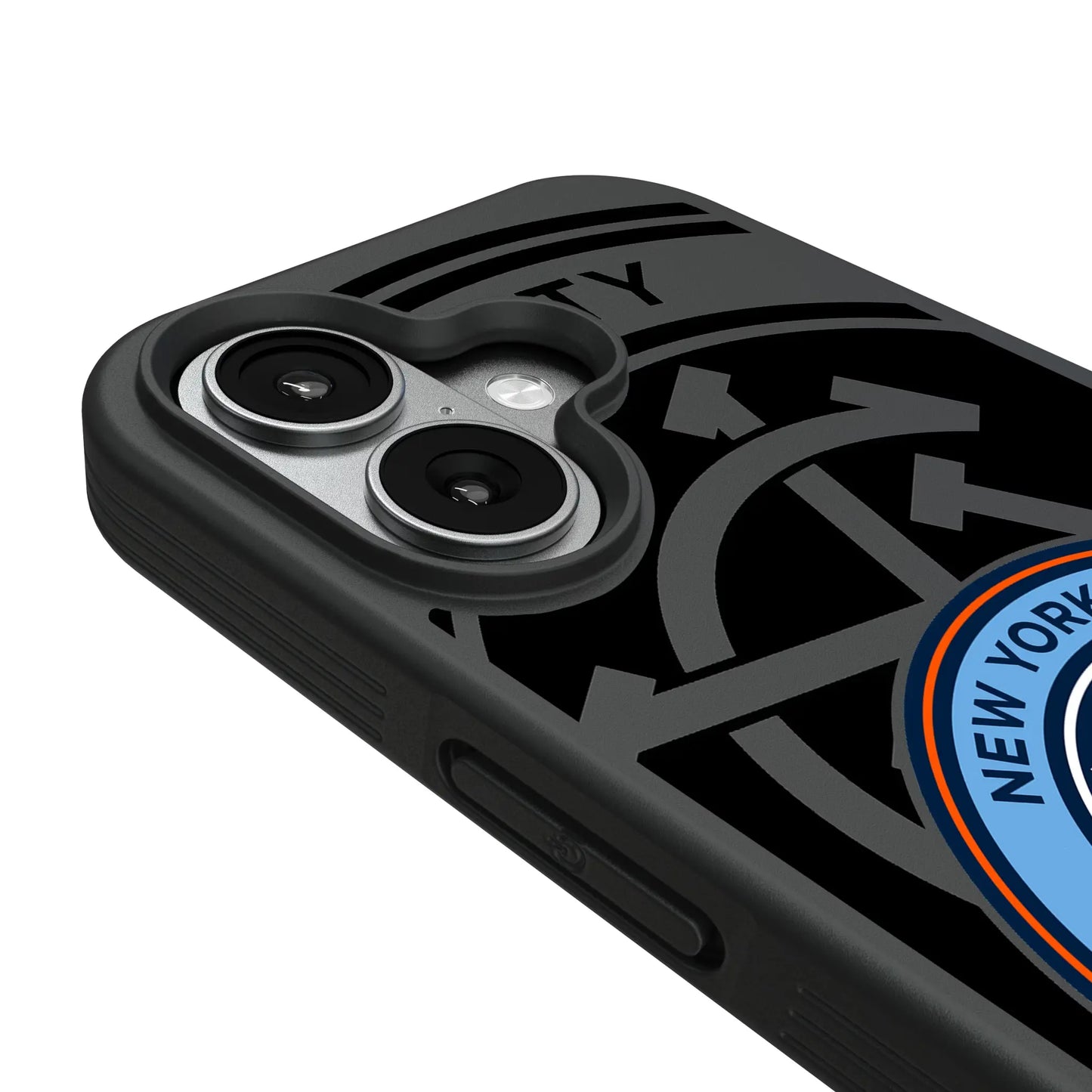 New York City FC Monocolor Tilt Bump Phone Case for Apple iPhone