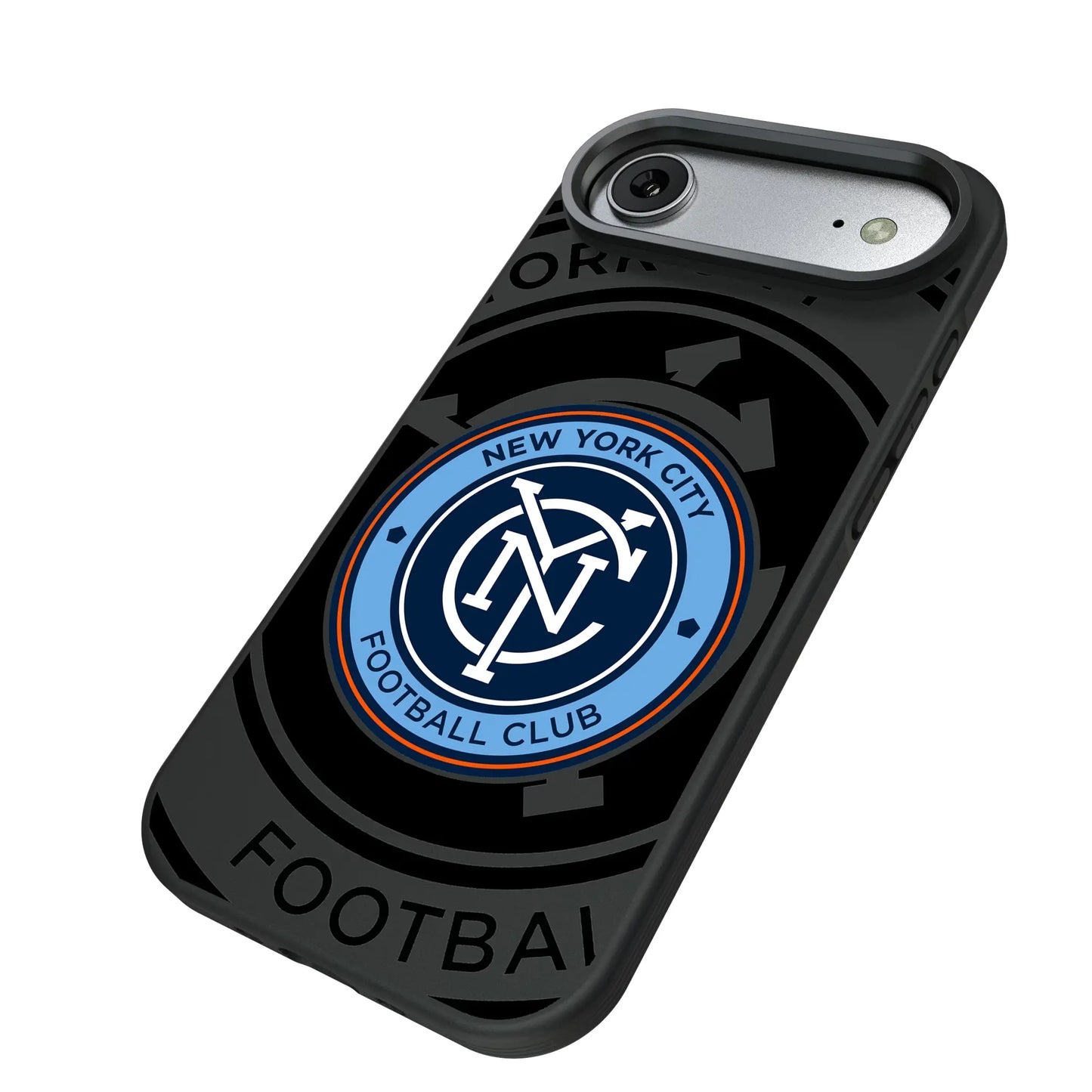 New York City FC Monocolor Tilt Bump Phone Case for Apple iPhone