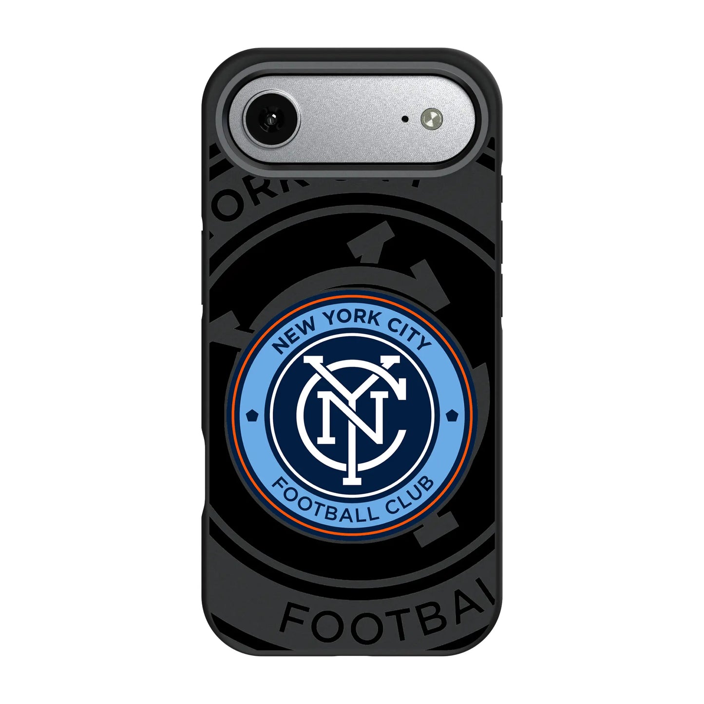New York City FC Monocolor Tilt Bump Phone Case for Apple iPhone