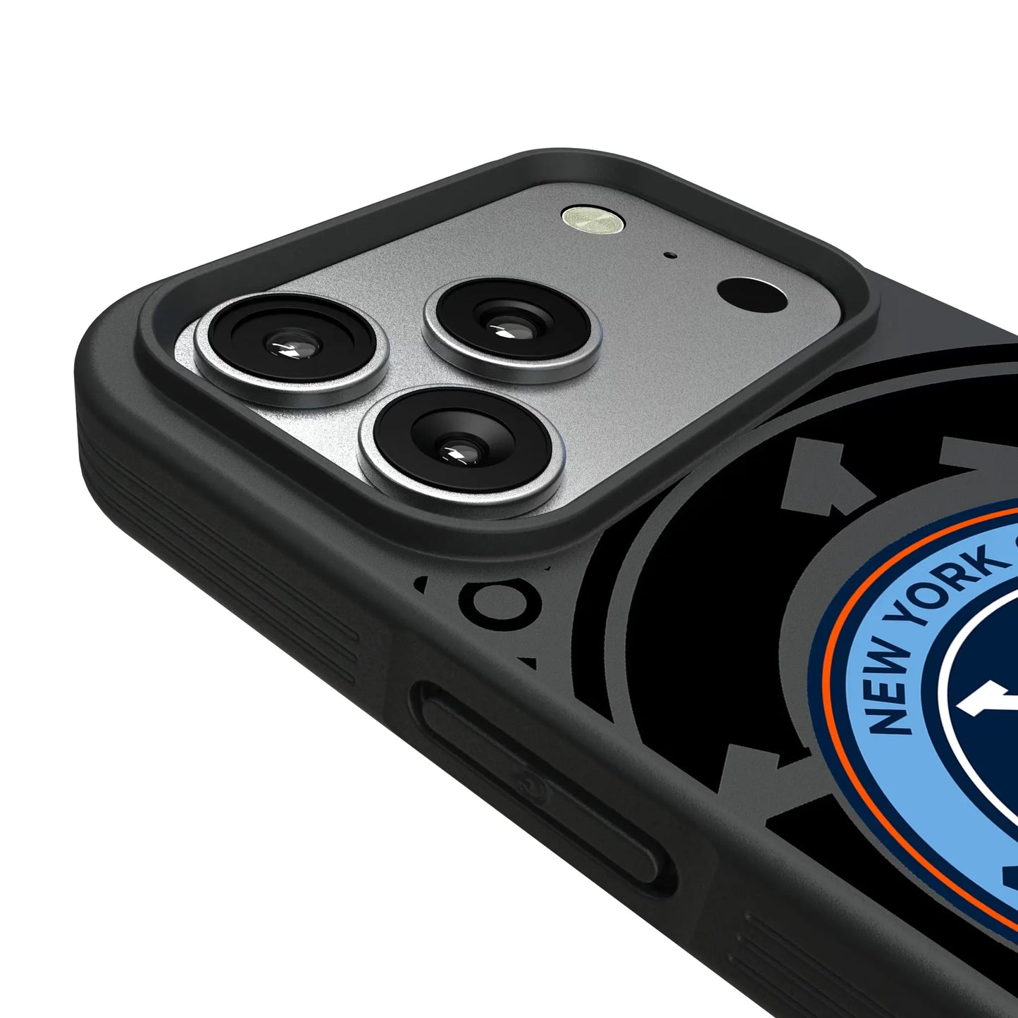 New York City FC Monocolor Tilt Bump Phone Case for Apple iPhone