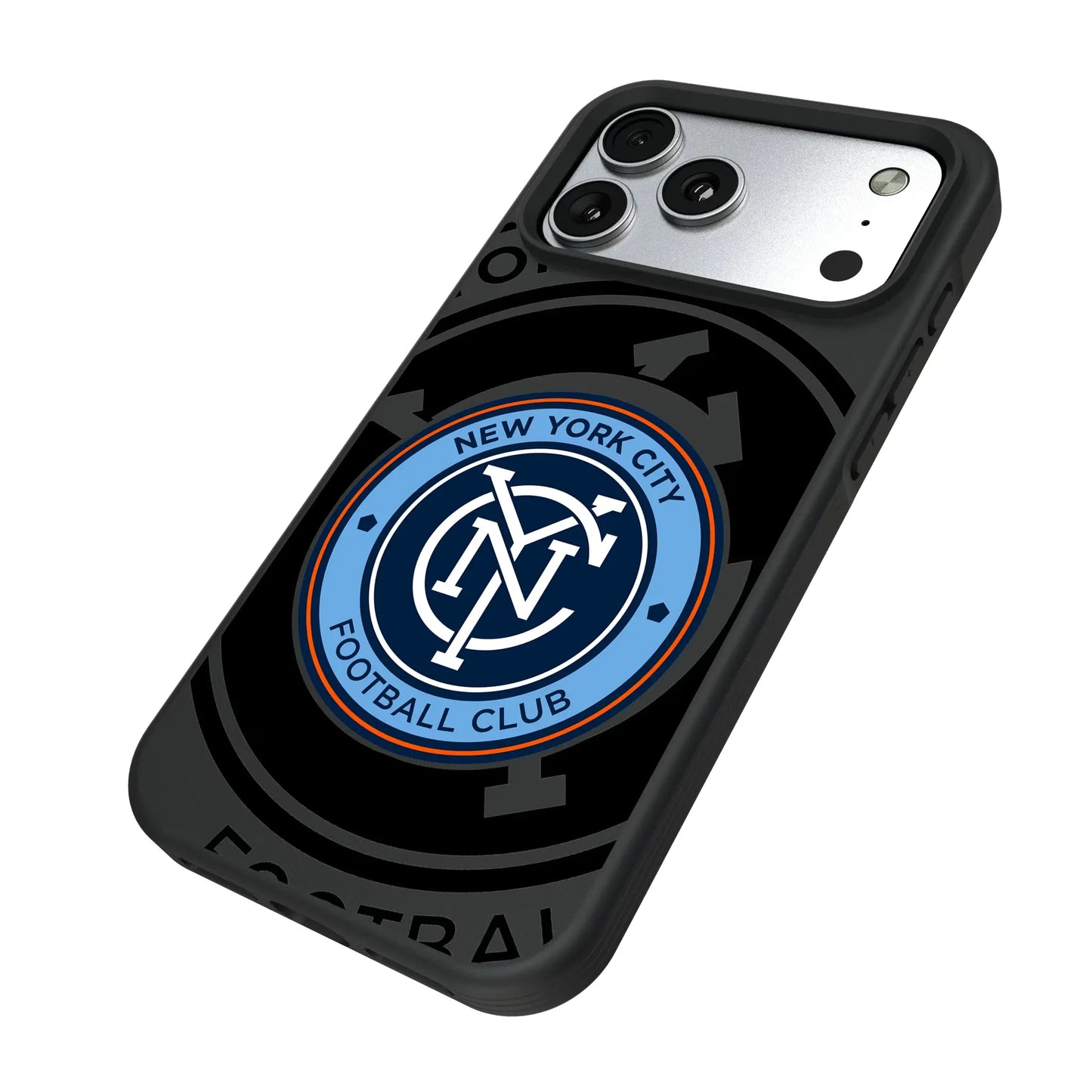 New York City FC Monocolor Tilt Bump Phone Case for Apple iPhone