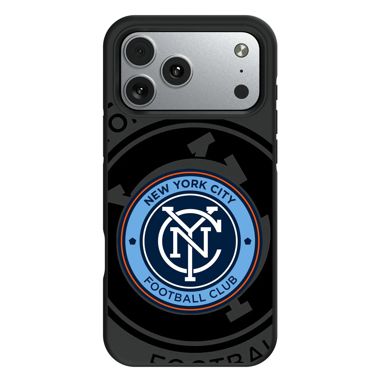 New York City FC Monocolor Tilt Bump Phone Case for Apple iPhone