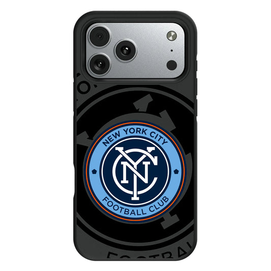 New York City FC Monocolor Tilt Bump Phone Case for Apple iPhone