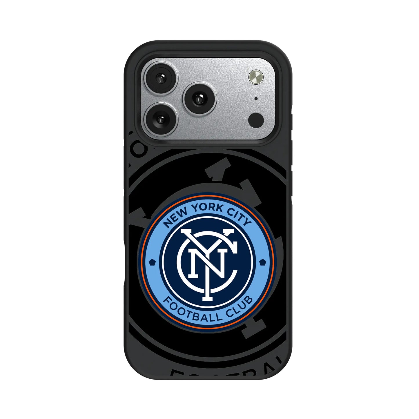 New York City FC Monocolor Tilt Bump Phone Case for Apple iPhone