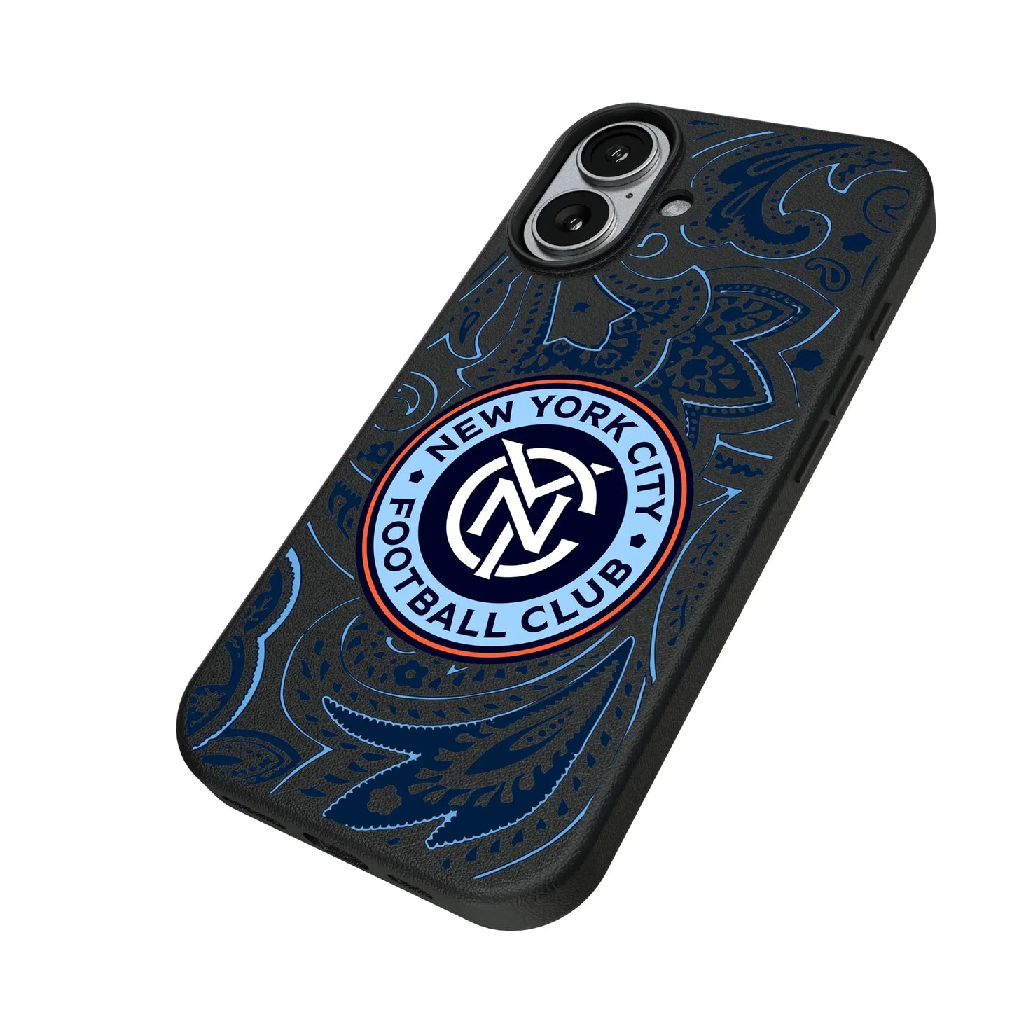 New York City FC Paisley MagSafe Compatible Phone Case for Apple iPhone