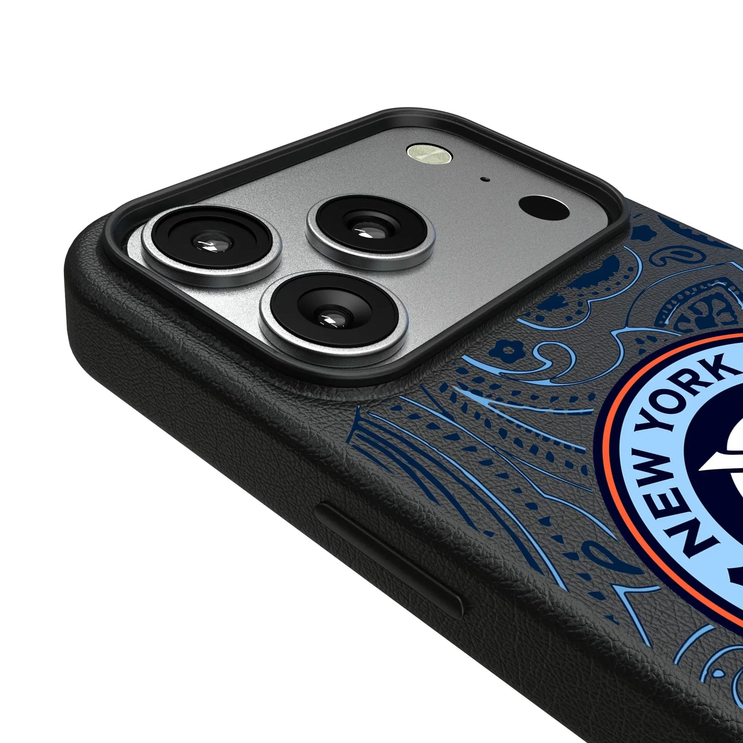 New York City FC Paisley MagSafe Compatible Phone Case for Apple iPhone