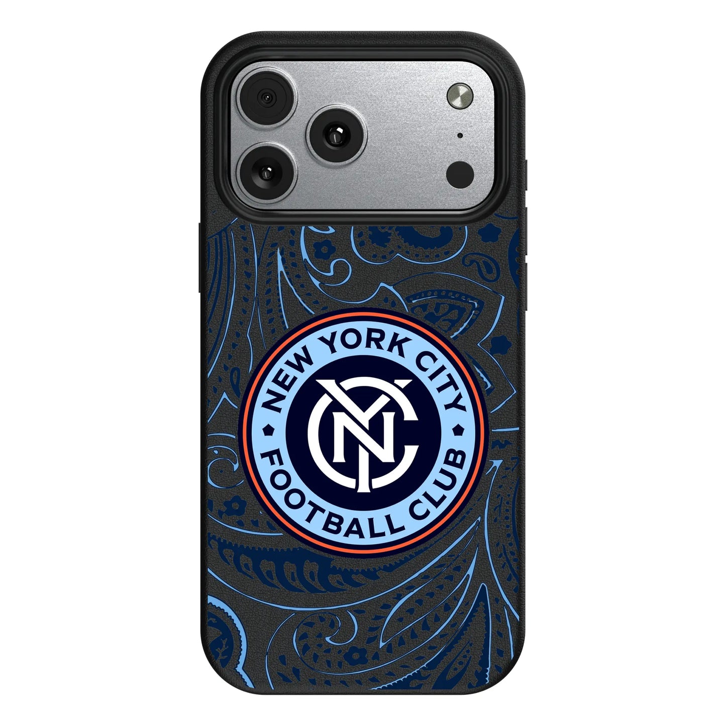 New York City FC Paisley MagSafe Compatible Phone Case for Apple iPhone