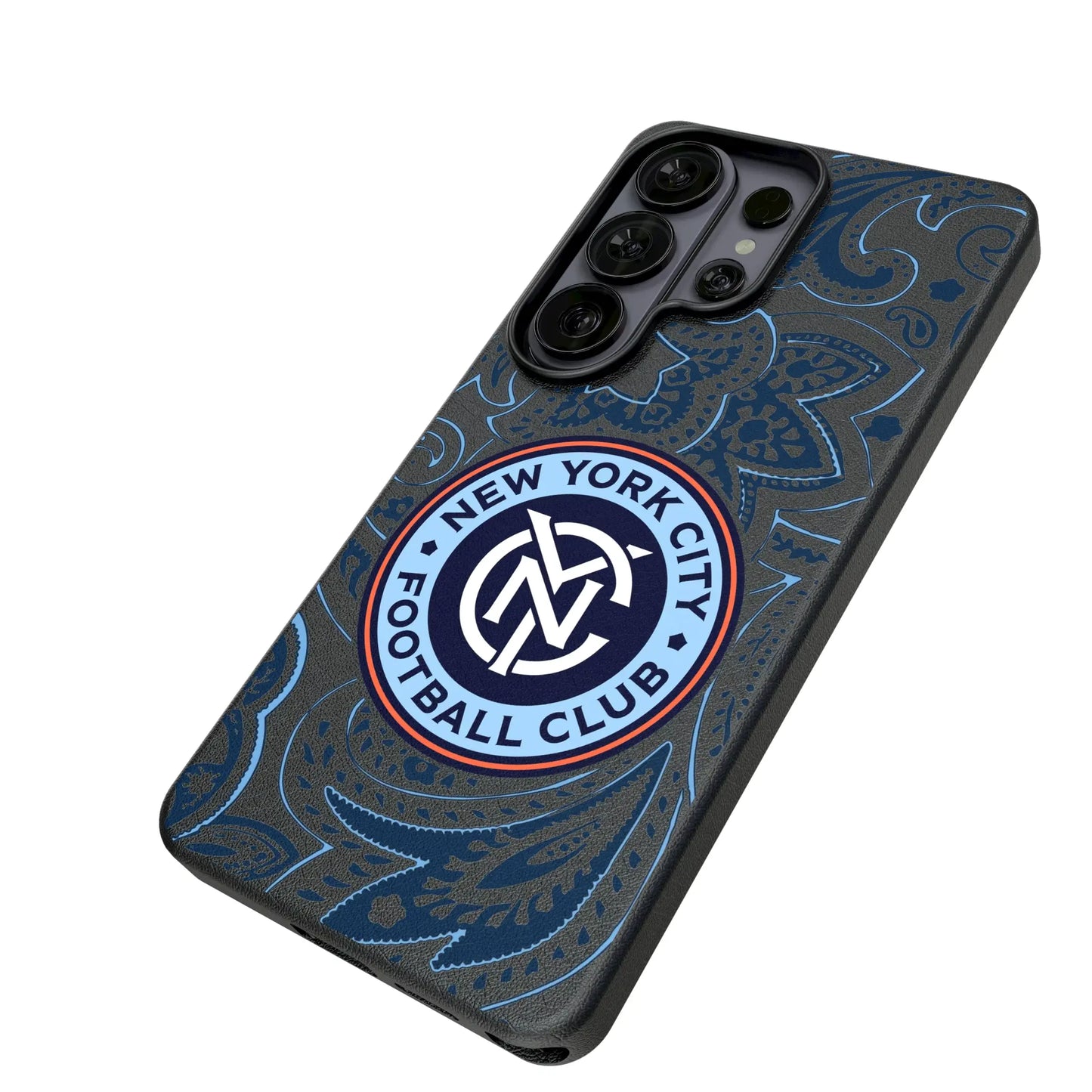 New York City FC Paisley MagSafe Compatible Phone Case for Samsung Galaxy