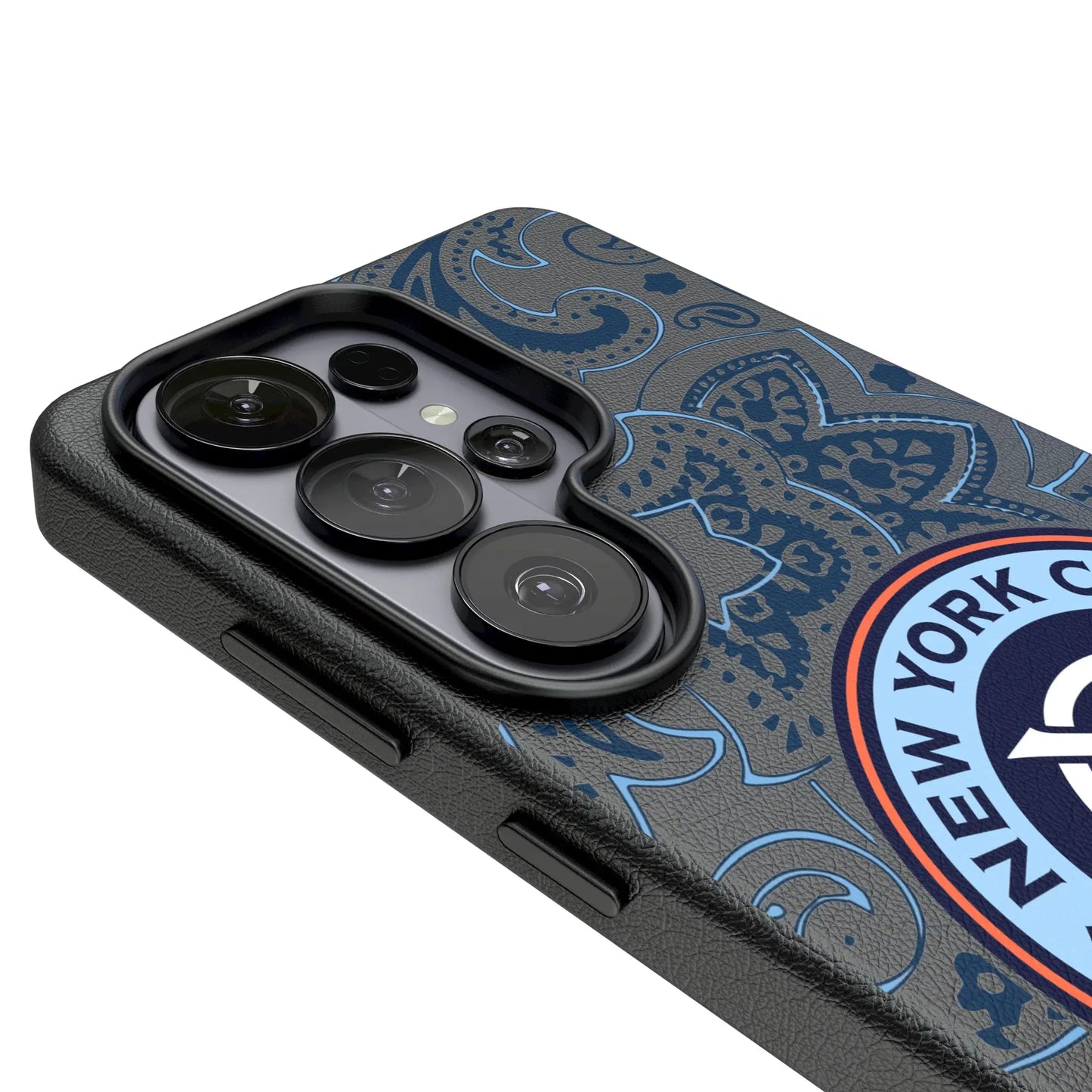New York City FC Paisley MagSafe Compatible Phone Case for Samsung Galaxy