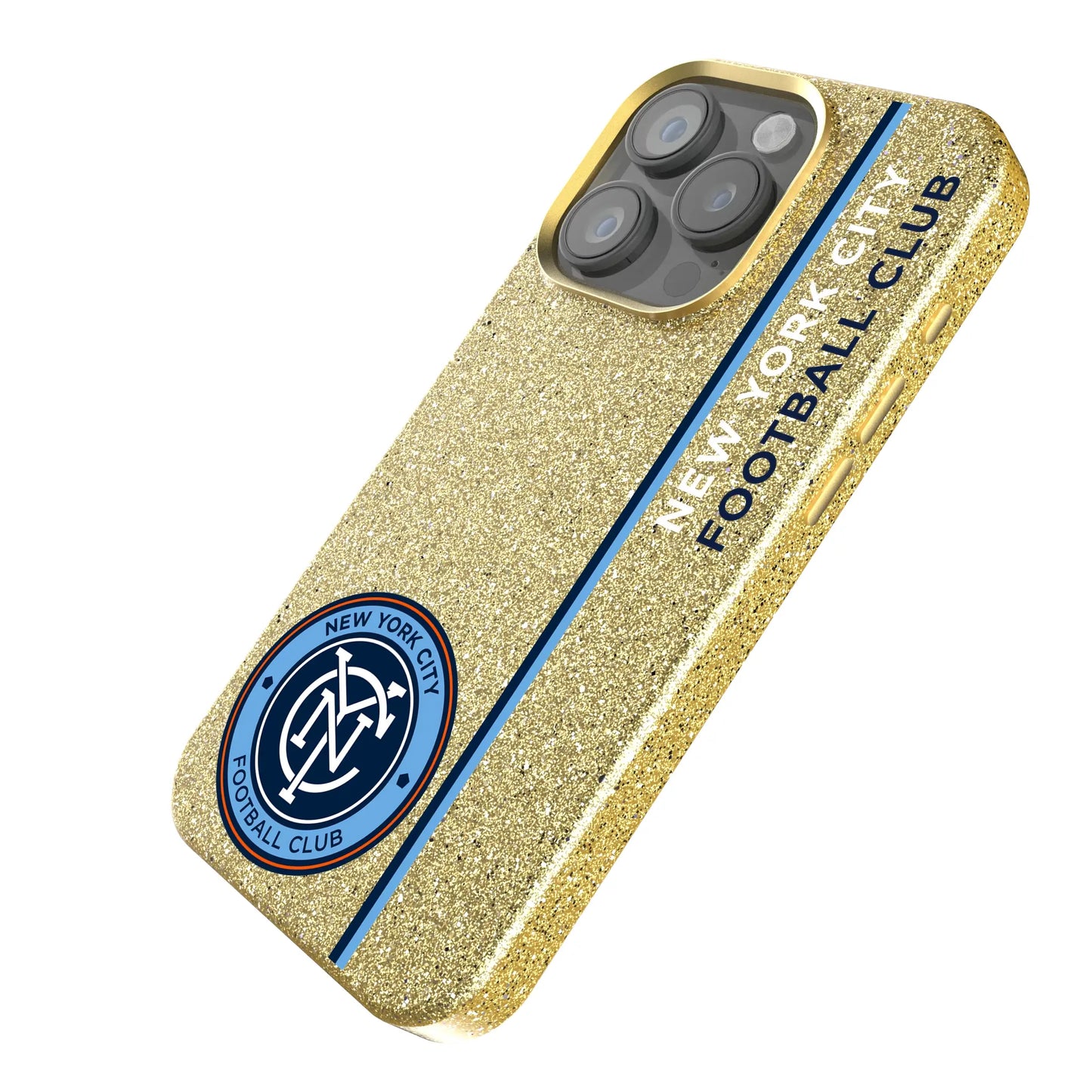New York City FC Sidebar Bling Phone Case for Apple iPhone