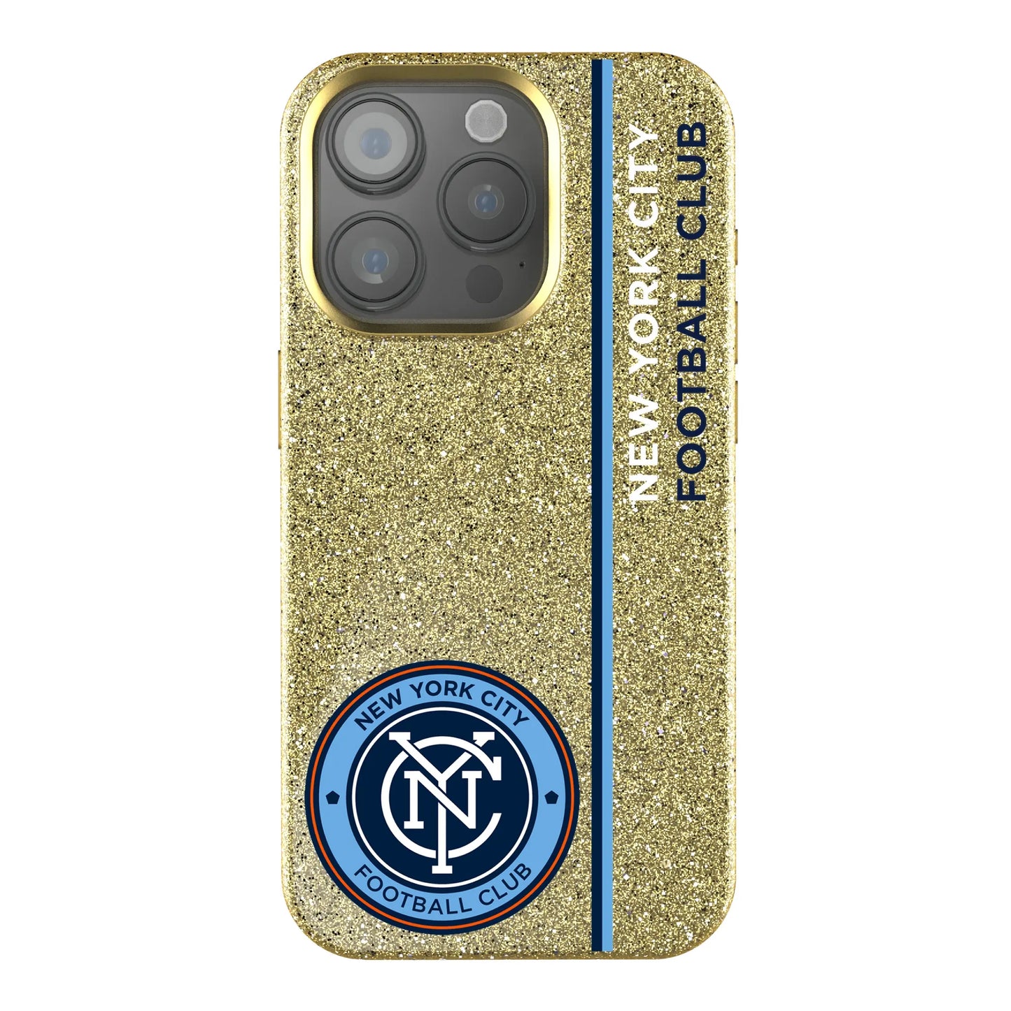 New York City FC Sidebar Bling Phone Case for Apple iPhone