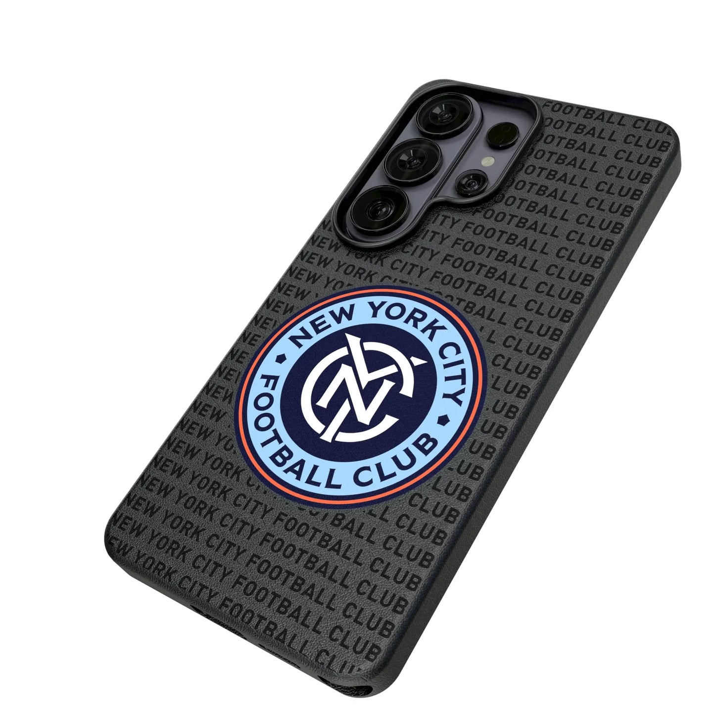 New York City FC Text Backdrop MagSafe Compatible Phone Case for Samsung Galaxy