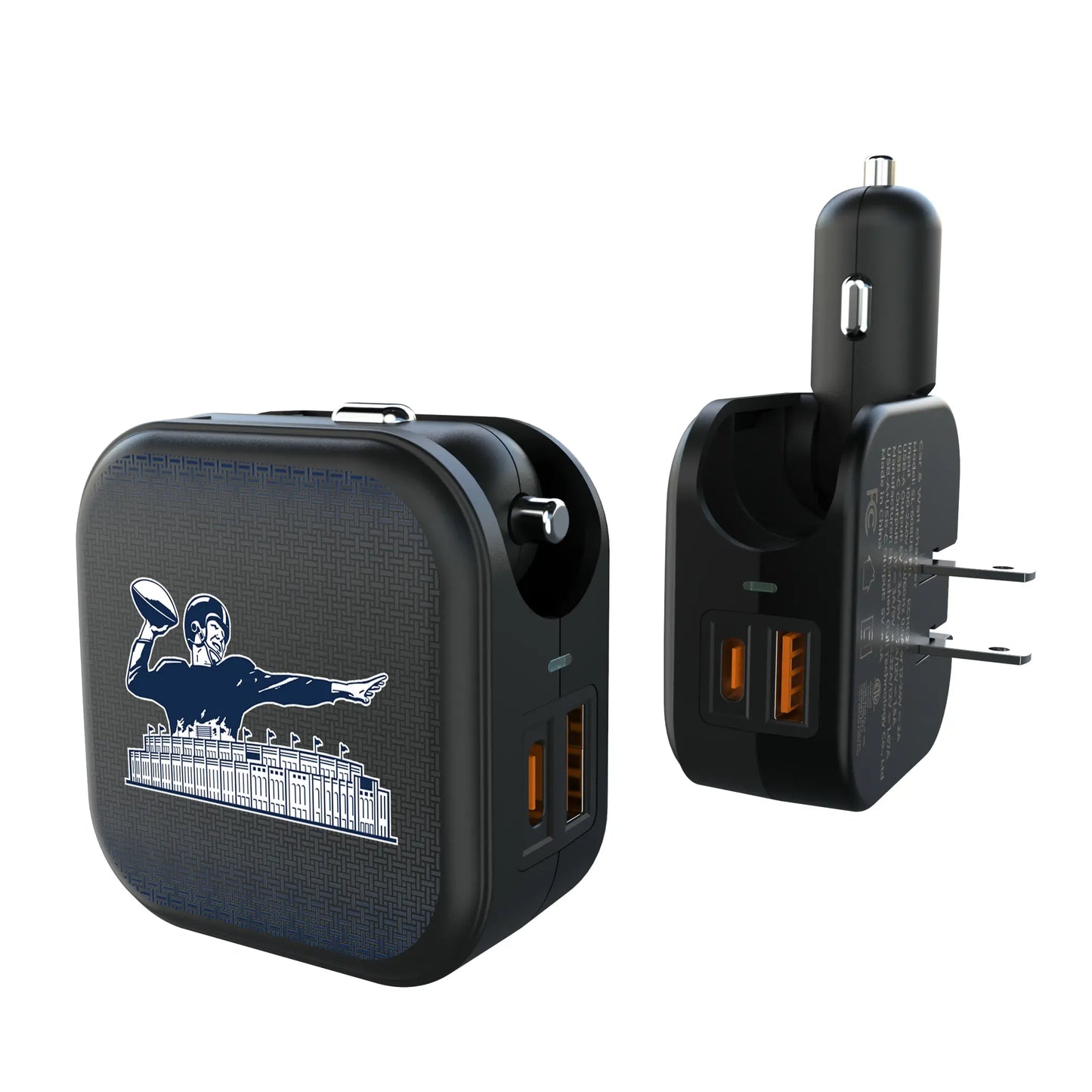 New York Giants 1960-1966 Historic Collection Linen 2 in 1 USB A/C Charger