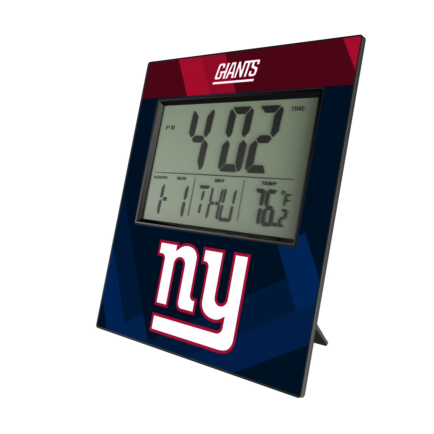New York Giants Color Block Wall Clock