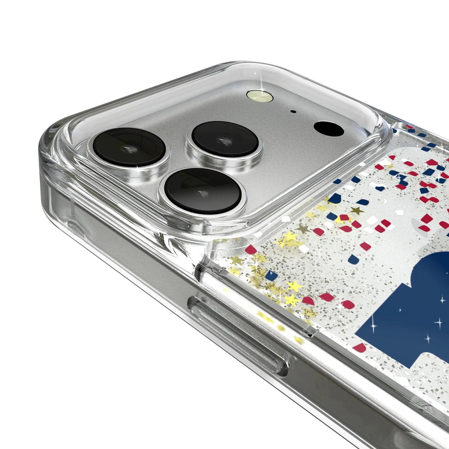 New York Giants Confetti Glitter Phone Case for Apple iPhone