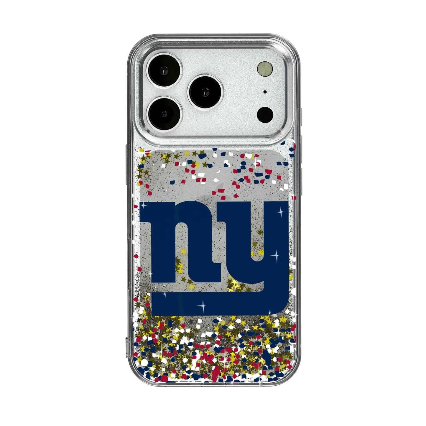 New York Giants Confetti Glitter Phone Case for Apple iPhone
