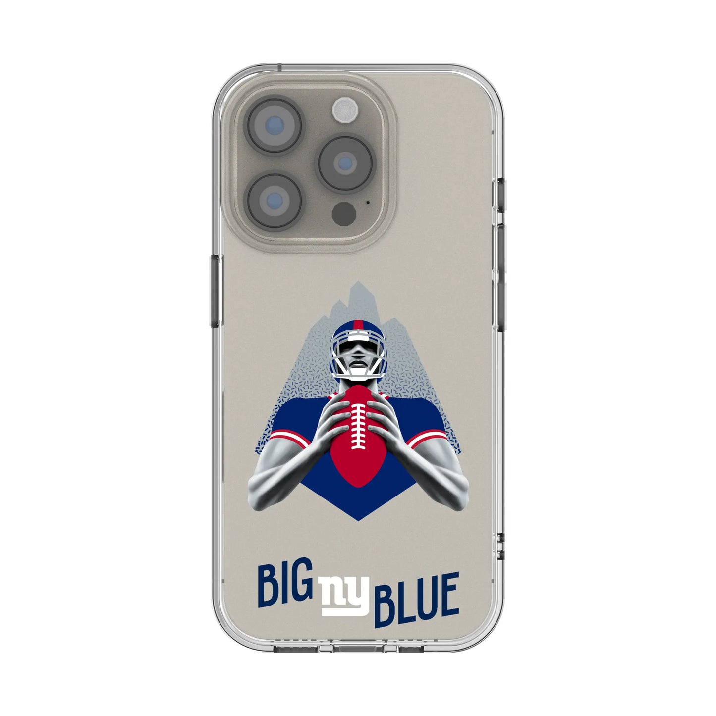 New York Giants Deco Clear Phone Case for Apple iPhone