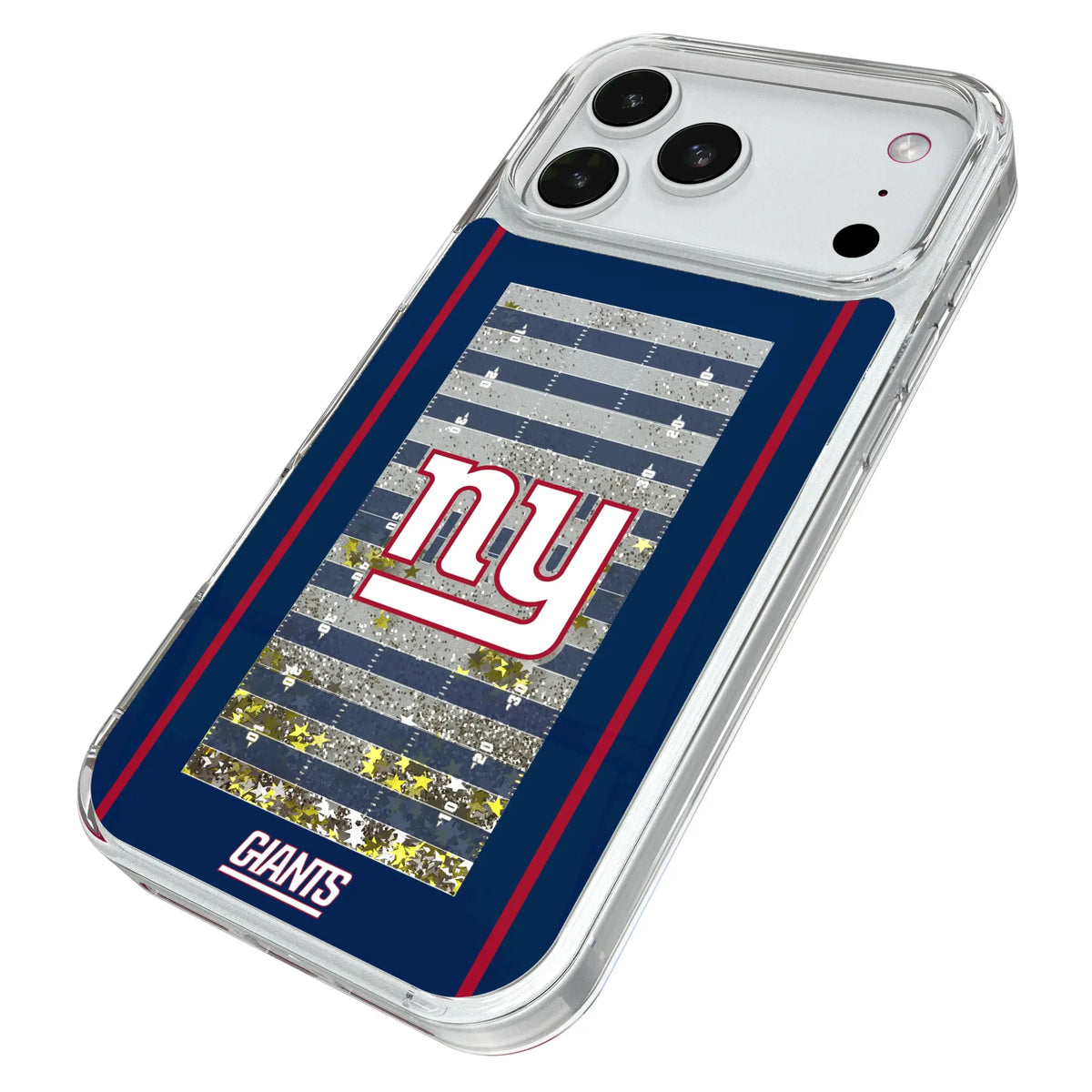 New York Giants Field Glitter Phone Case for Apple iPhone