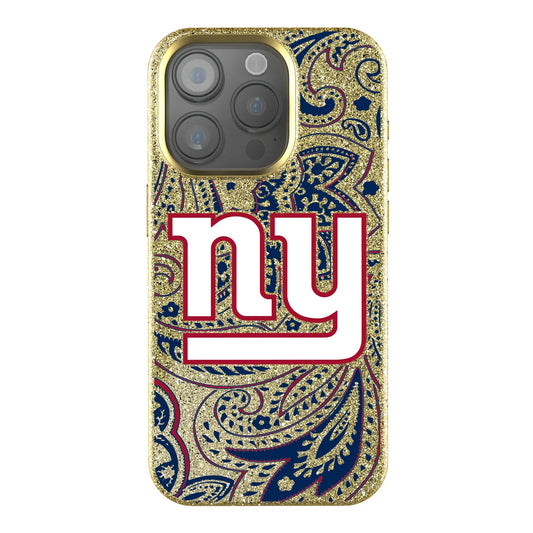 New York Giants Paisley Bling Phone Case for Apple iPhone