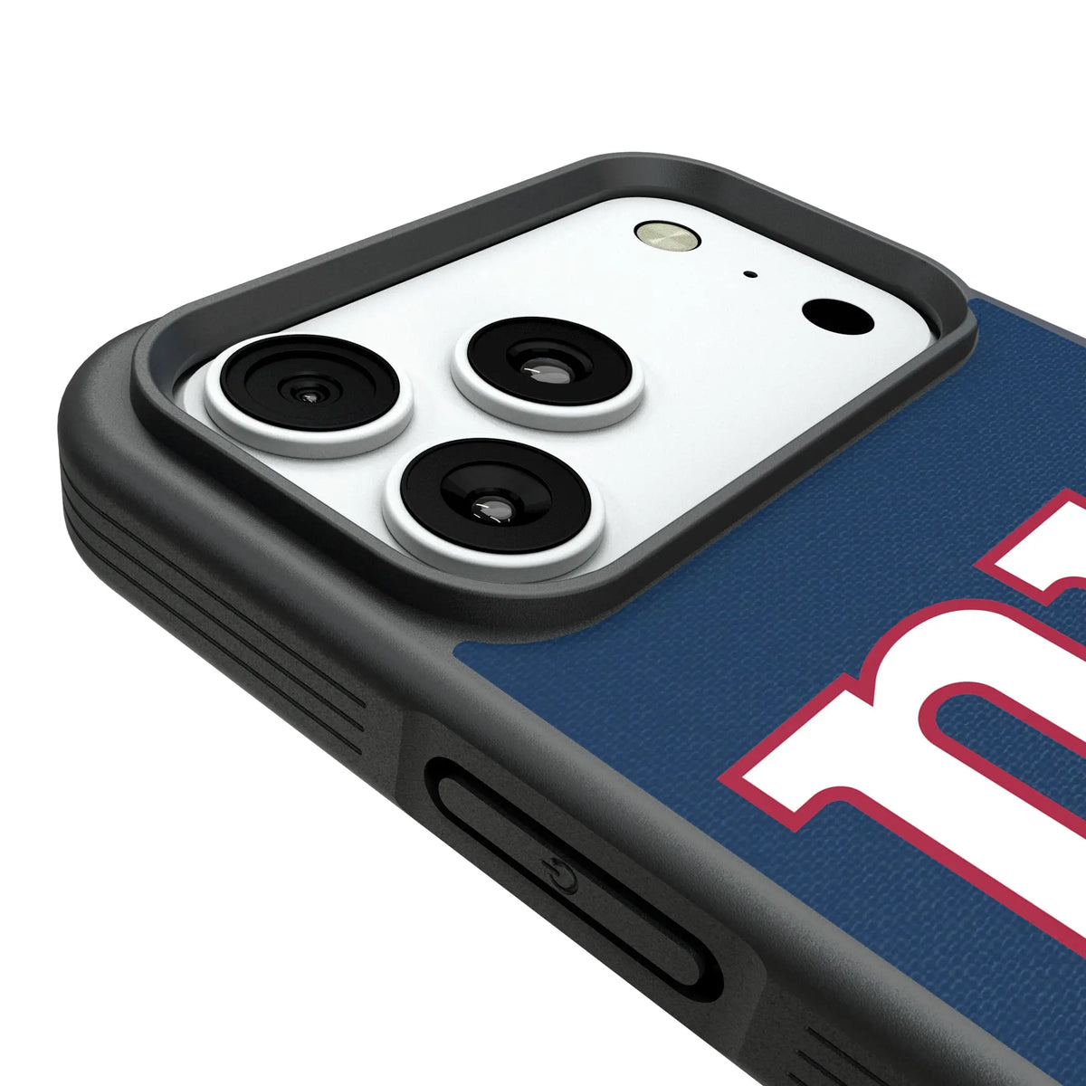 New York Giants Stripe Bump Phone Case for Apple iPhone