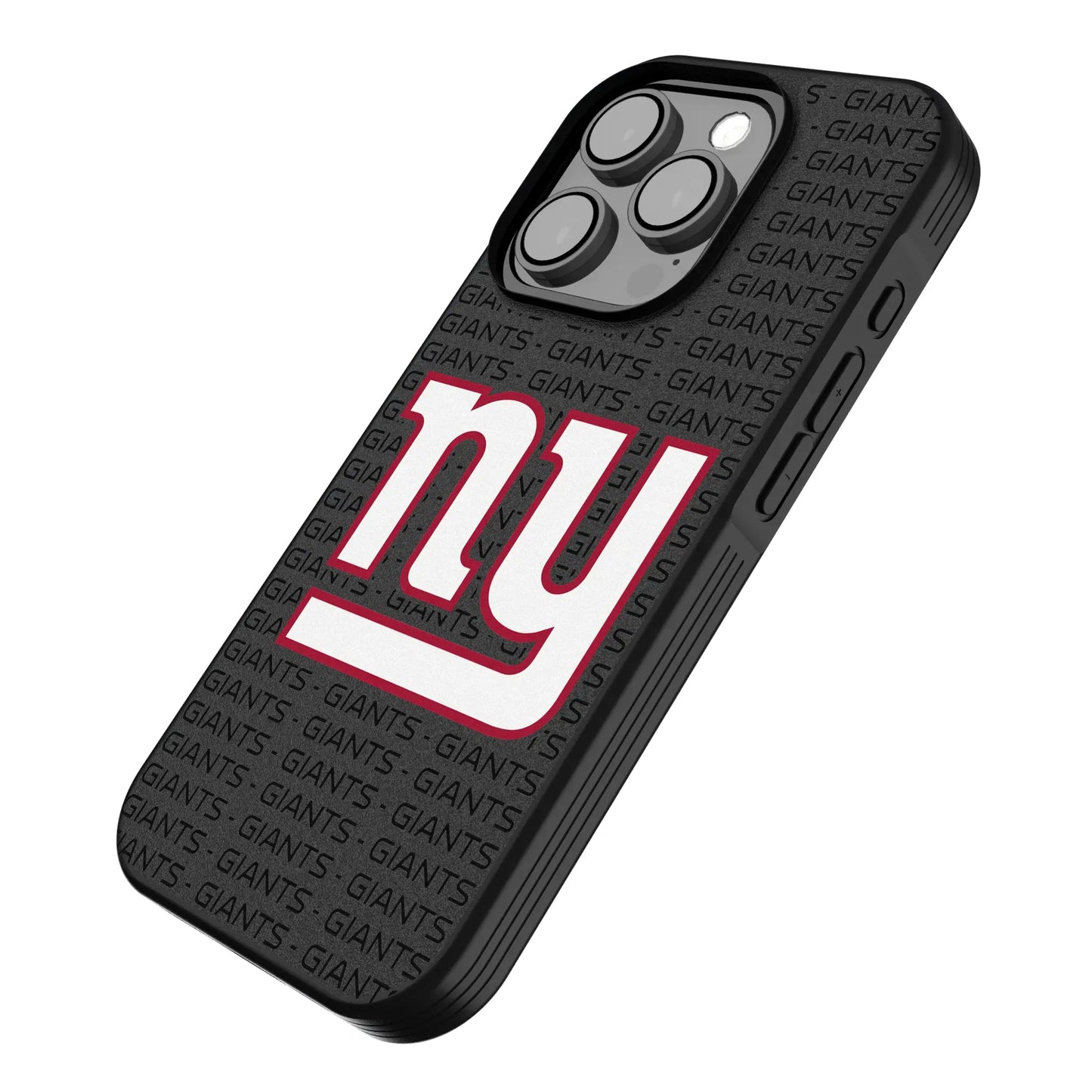New York Giants Text Backdrop Bump Phone Case for Apple iPhone