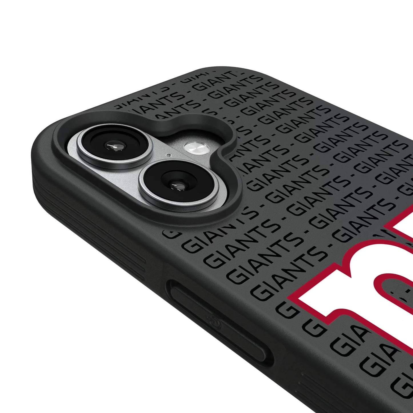 New York Giants Text Backdrop Bump Phone Case for Apple iPhone