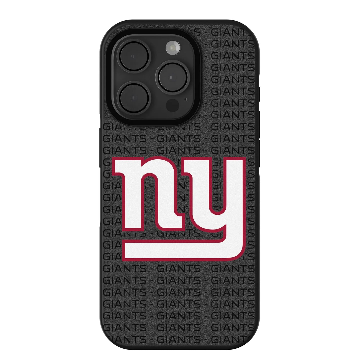 New York Giants Text Backdrop Bump Phone Case for Apple iPhone