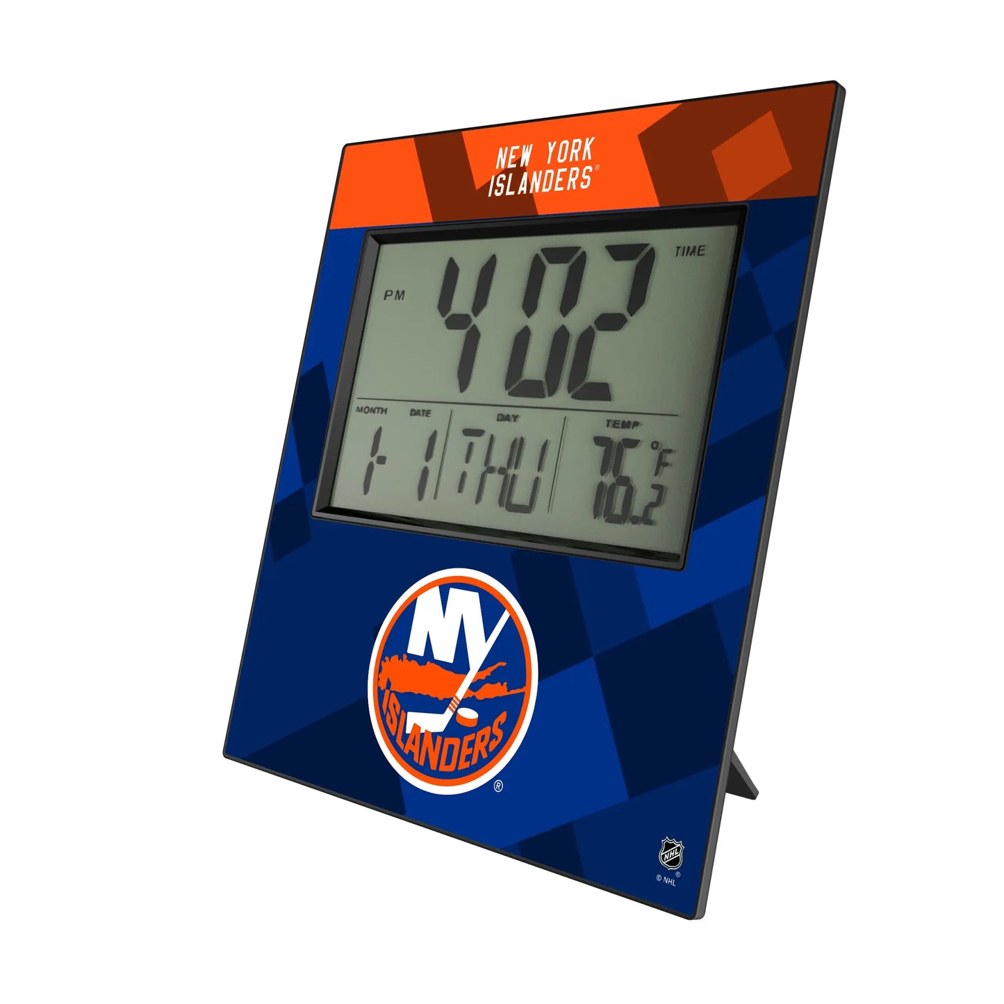 New York Islanders Color Block Wall Clock