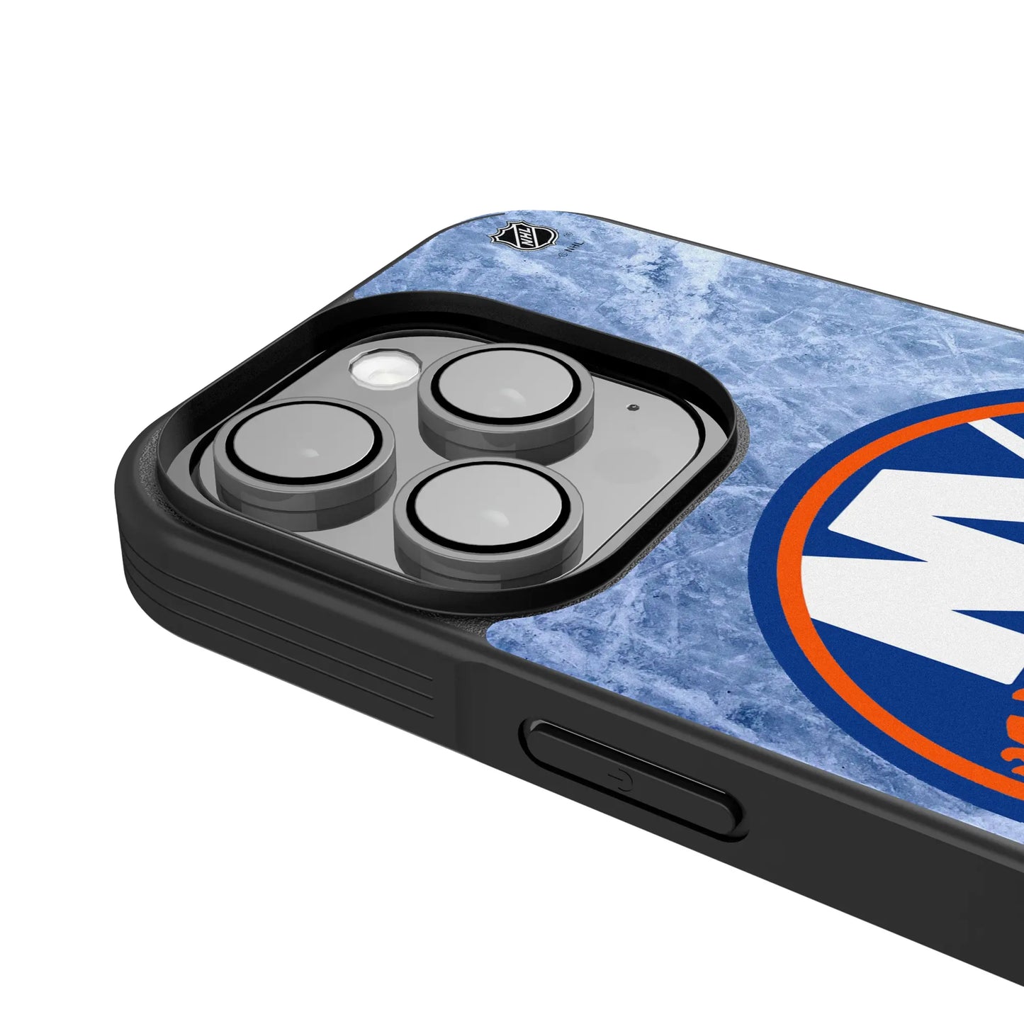 New York Islanders Ice Wordmark Bump Phone Case for Apple iPhone
