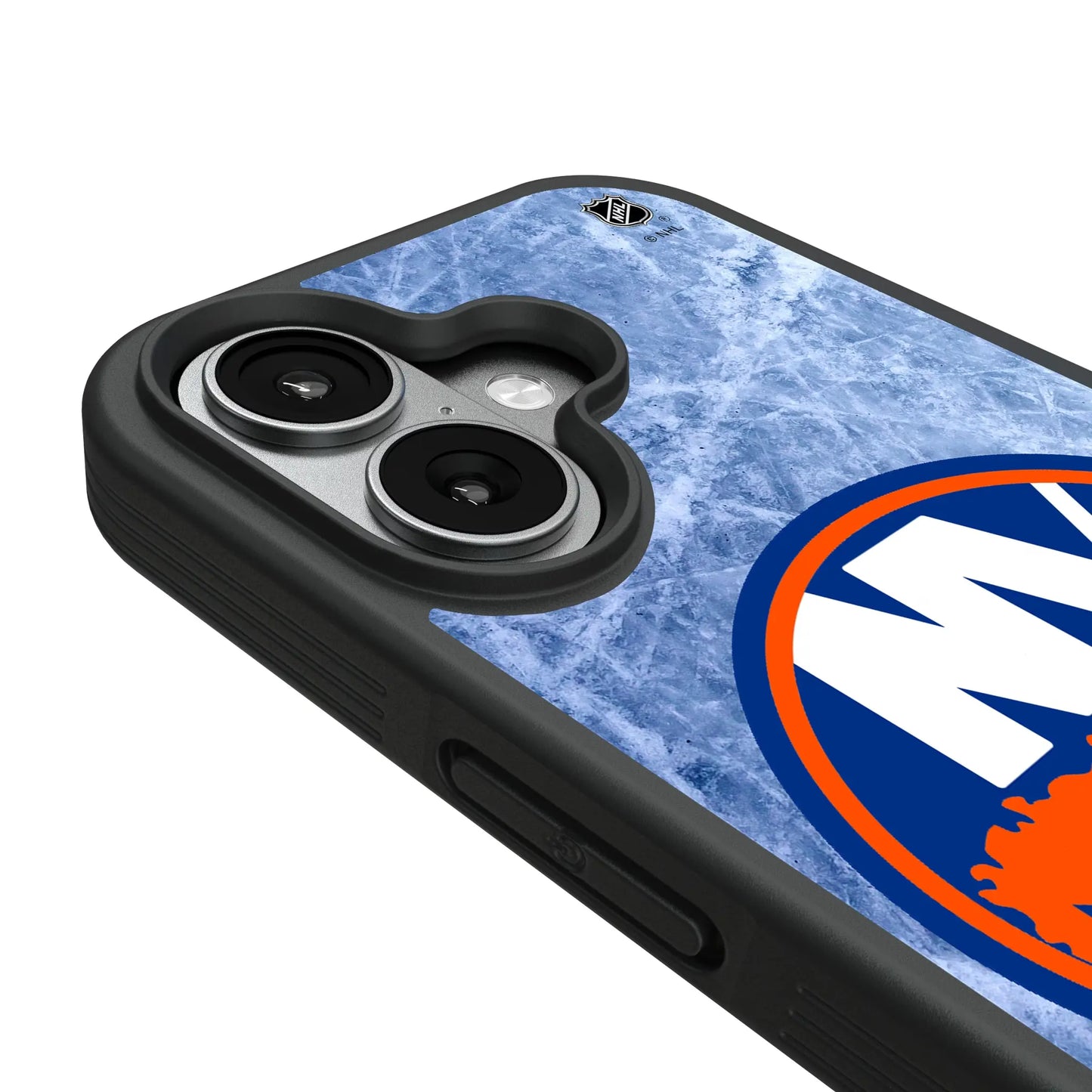 New York Islanders Ice Wordmark Bump Phone Case for Apple iPhone